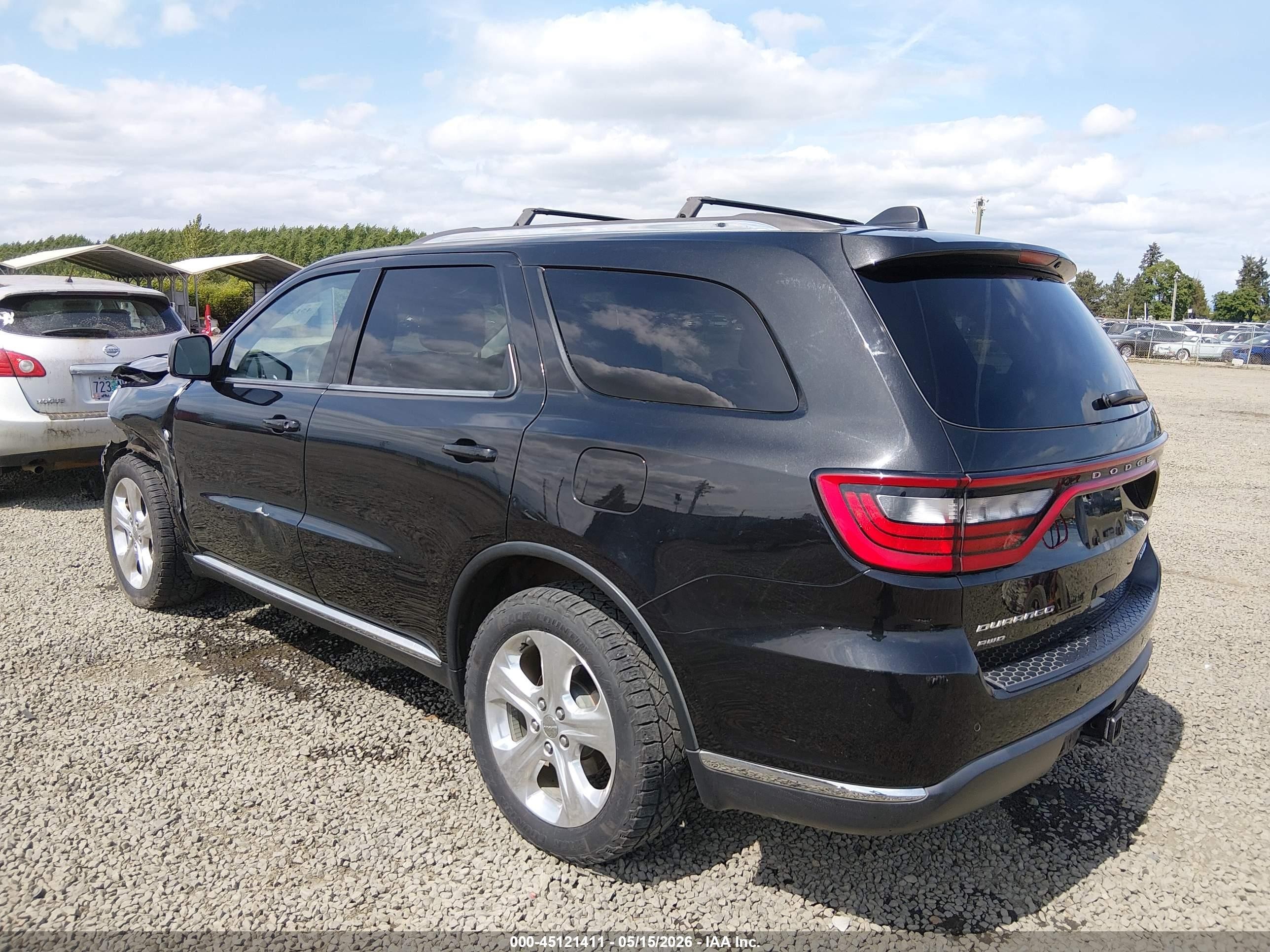 2014 Dodge Durango Limited Black vin: 1C4RDJDG2EC972908
