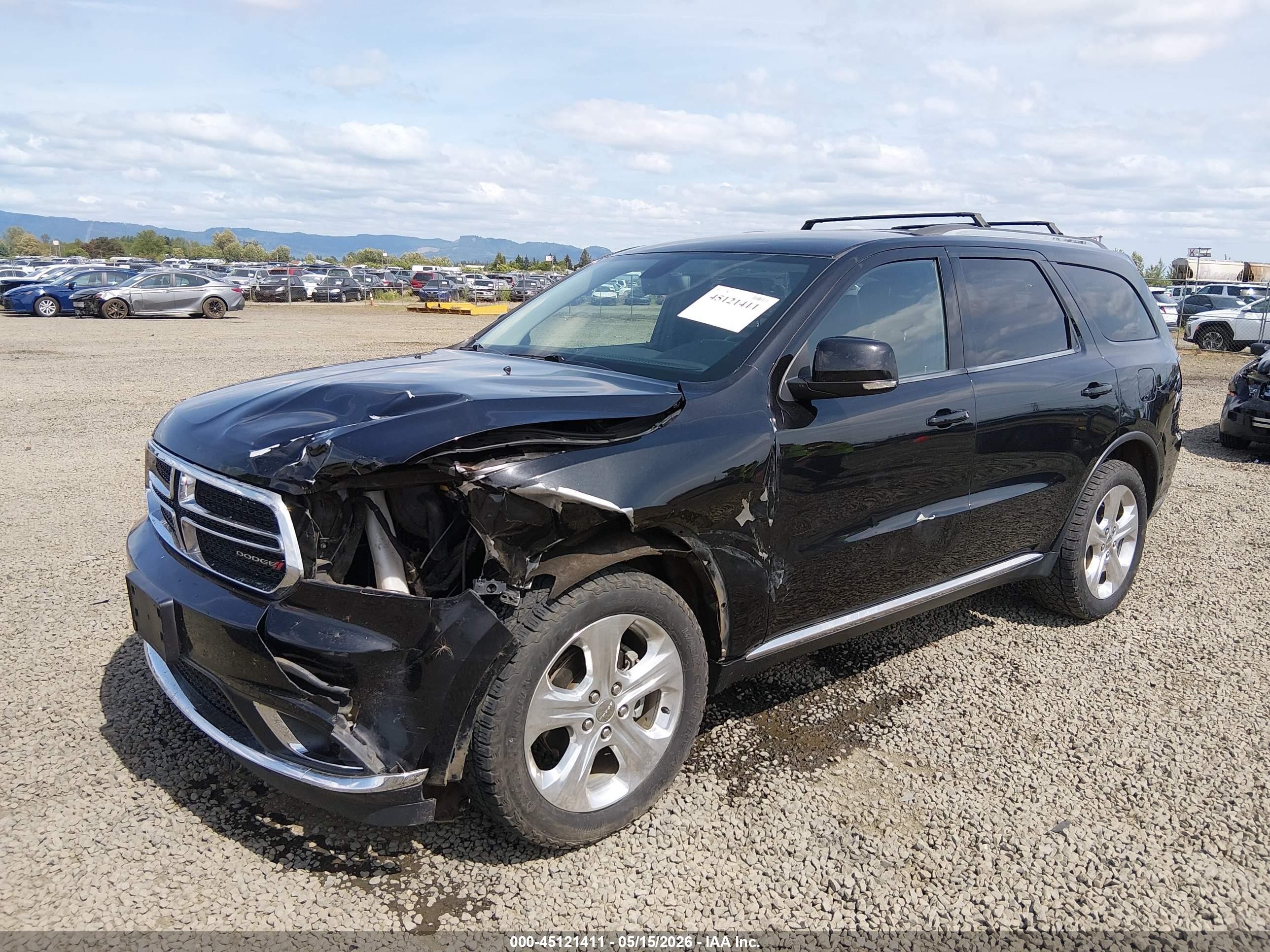 2014 Dodge Durango Limited Black vin: 1C4RDJDG2EC972908