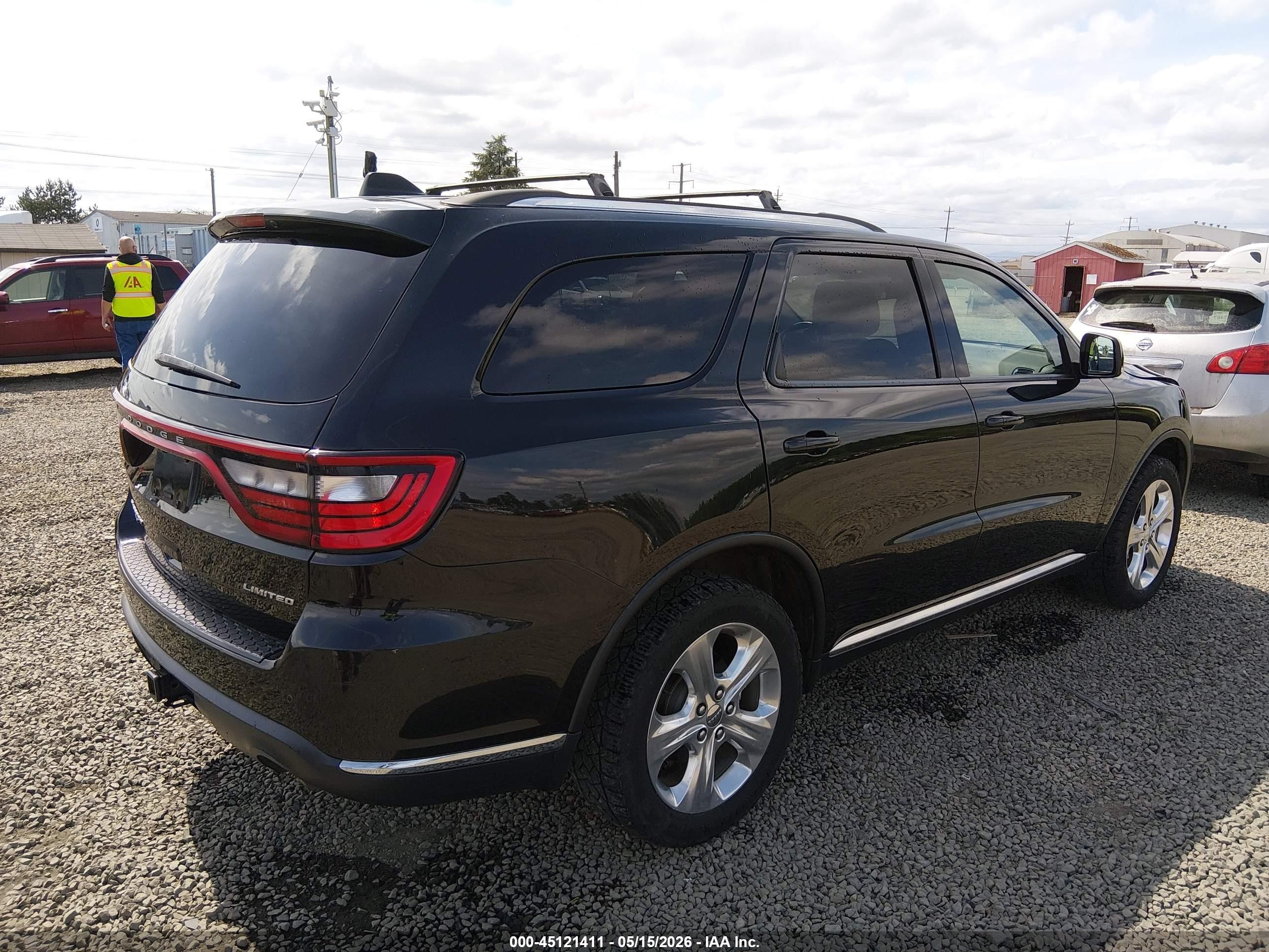 2014 Dodge Durango Limited Black vin: 1C4RDJDG2EC972908