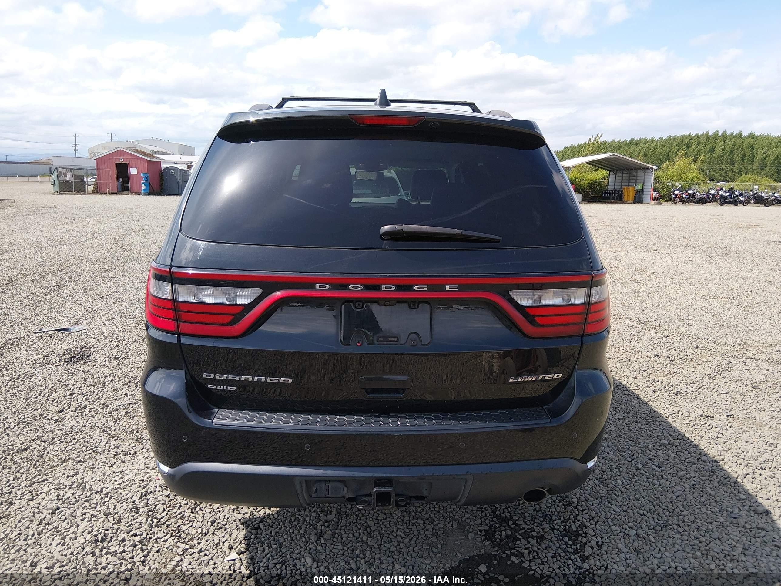 2014 Dodge Durango Limited Black vin: 1C4RDJDG2EC972908