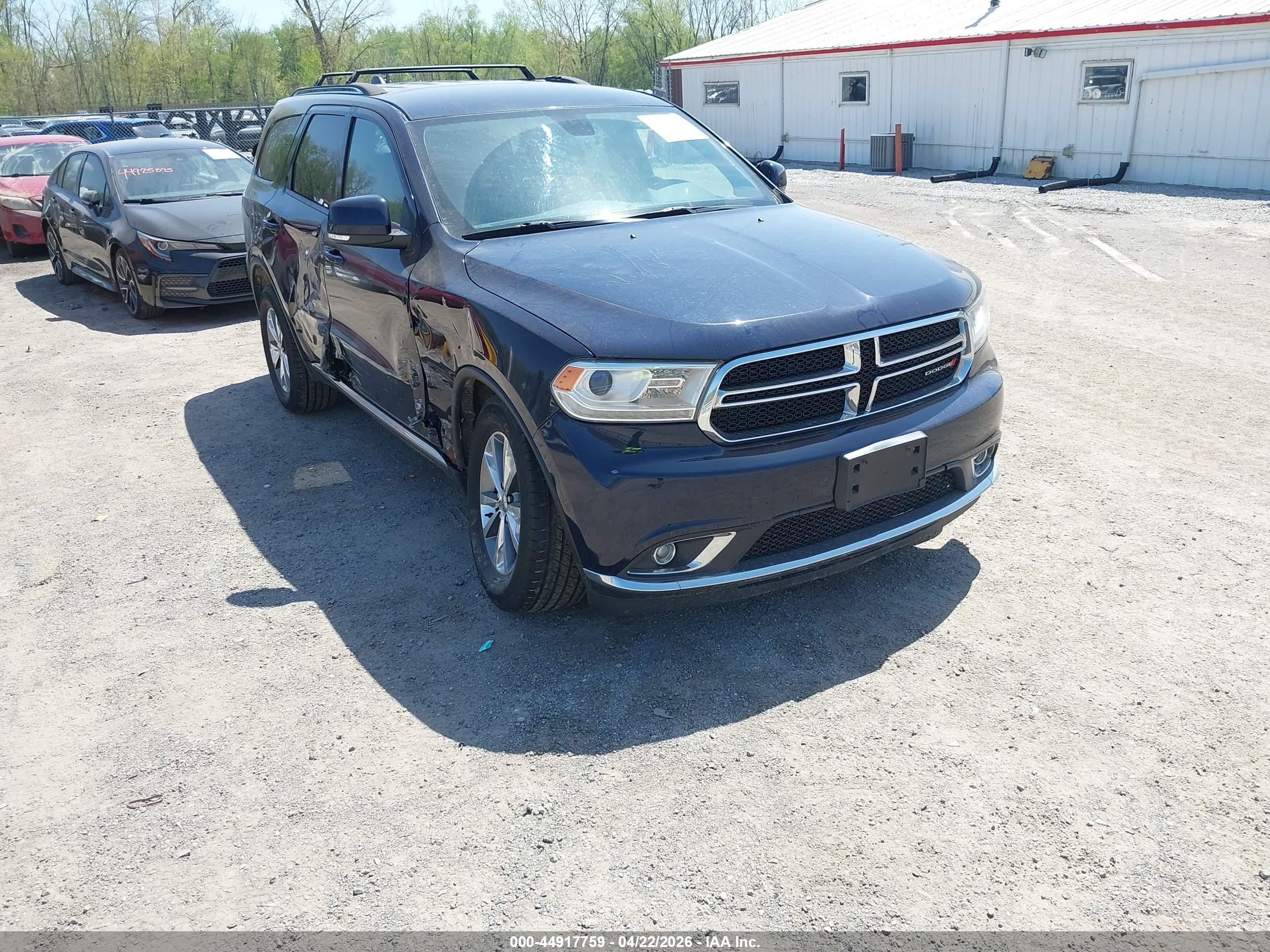 2014 Dodge Durango Limited Серый vin: 1C4RDJDG2EC976487