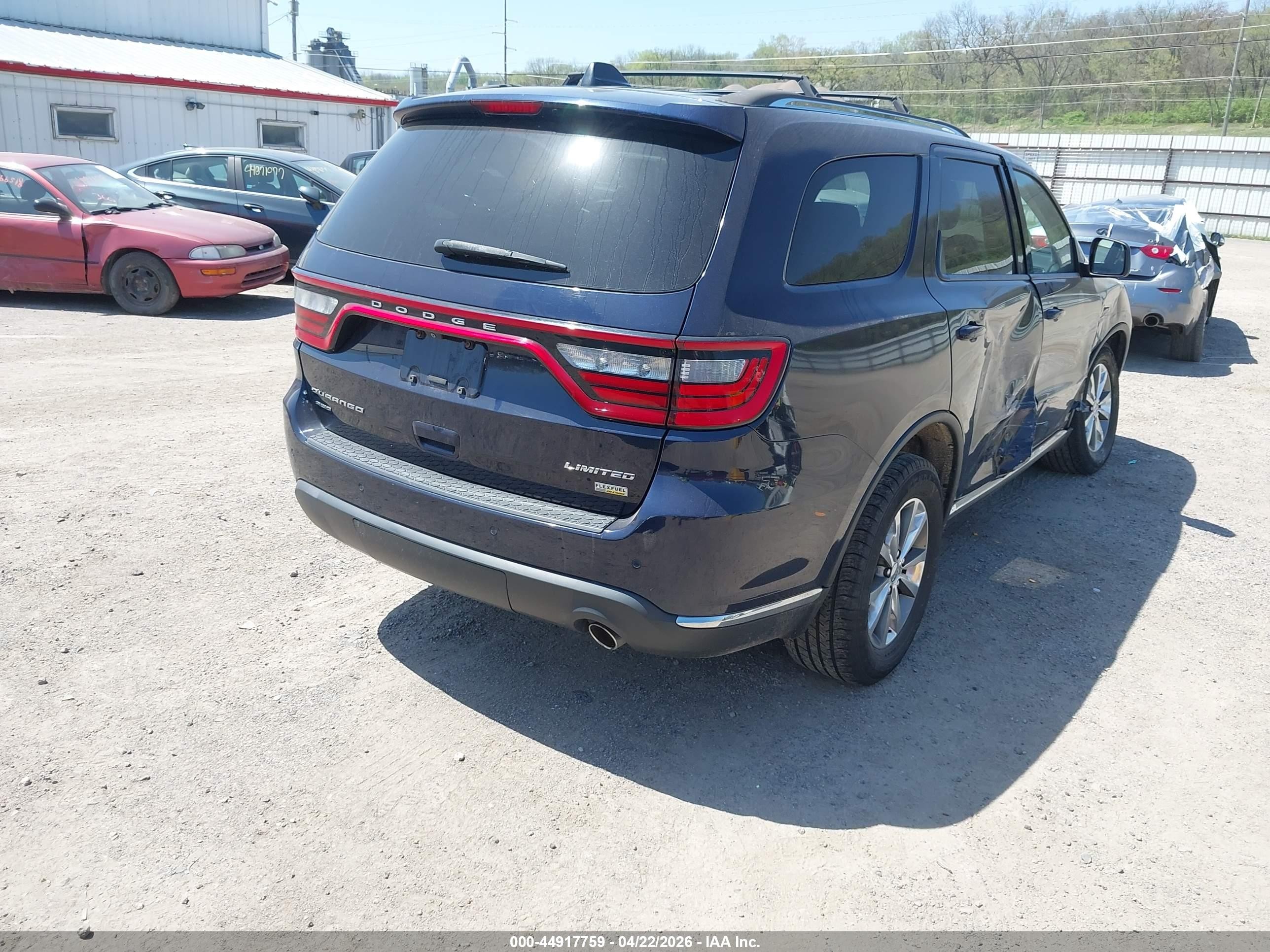 2014 Dodge Durango Limited Серый vin: 1C4RDJDG2EC976487