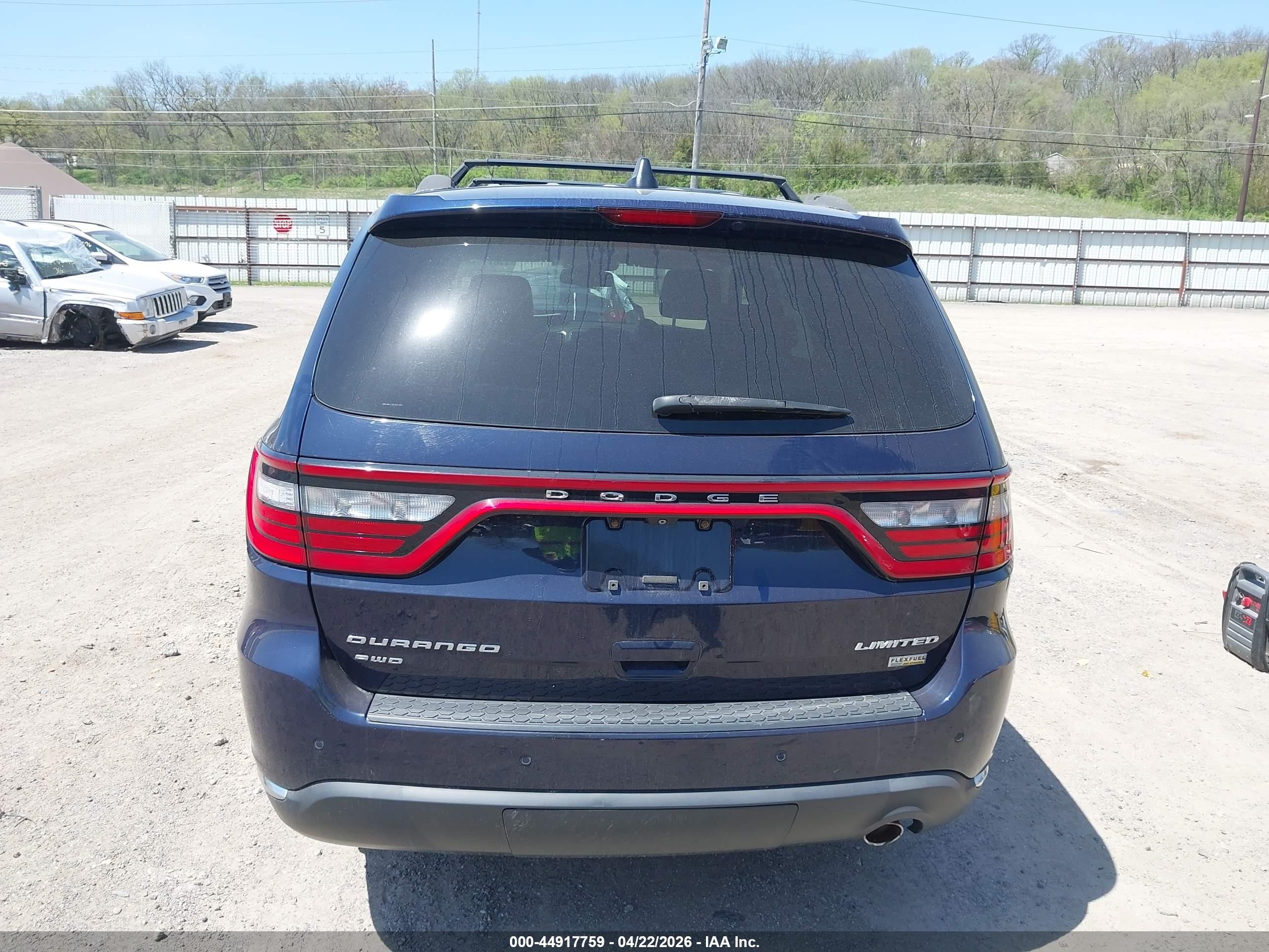2014 Dodge Durango Limited Серый vin: 1C4RDJDG2EC976487