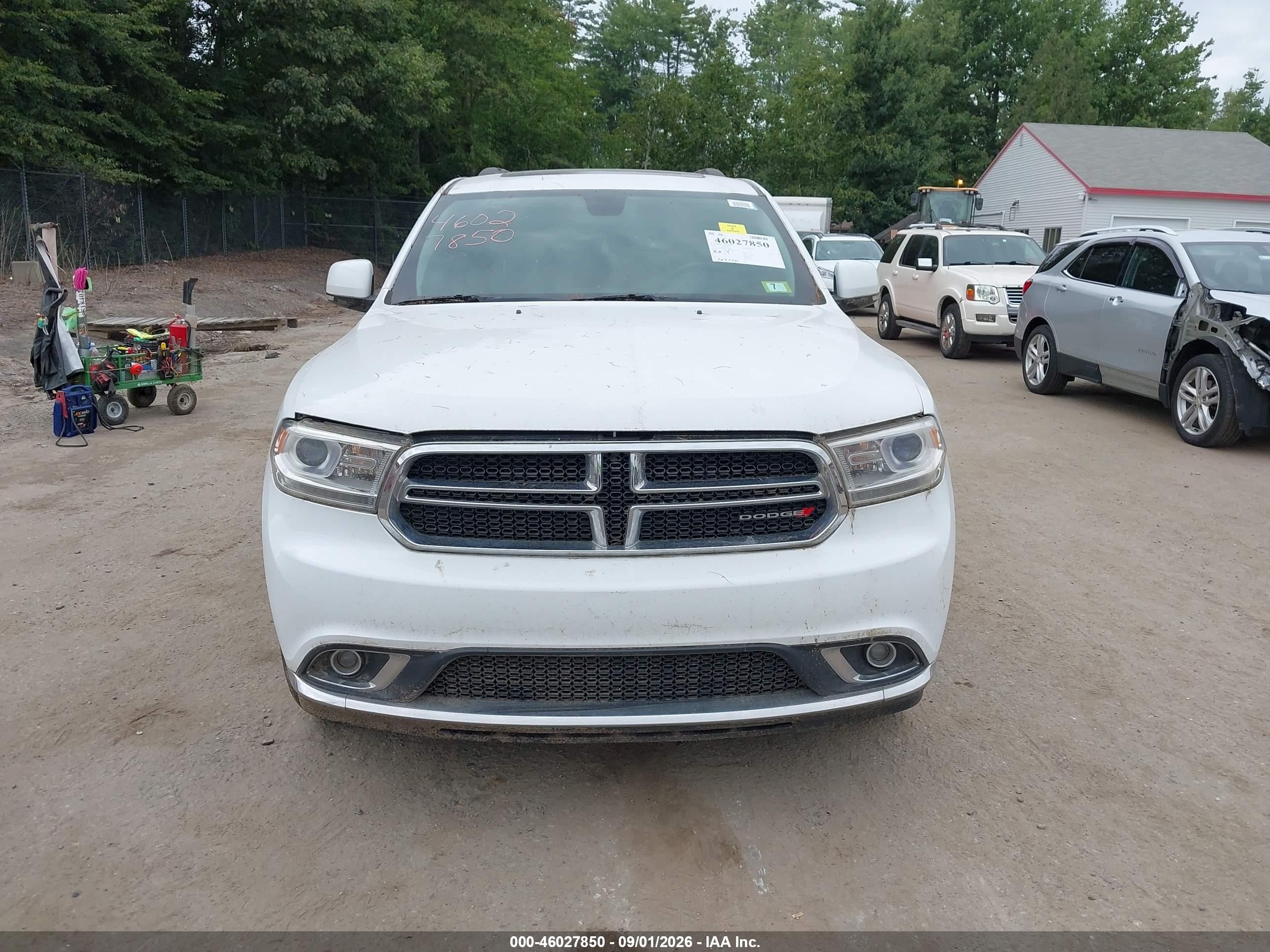 2014 Dodge Durango Limited White vin: 1C4RDJDG2EC978028