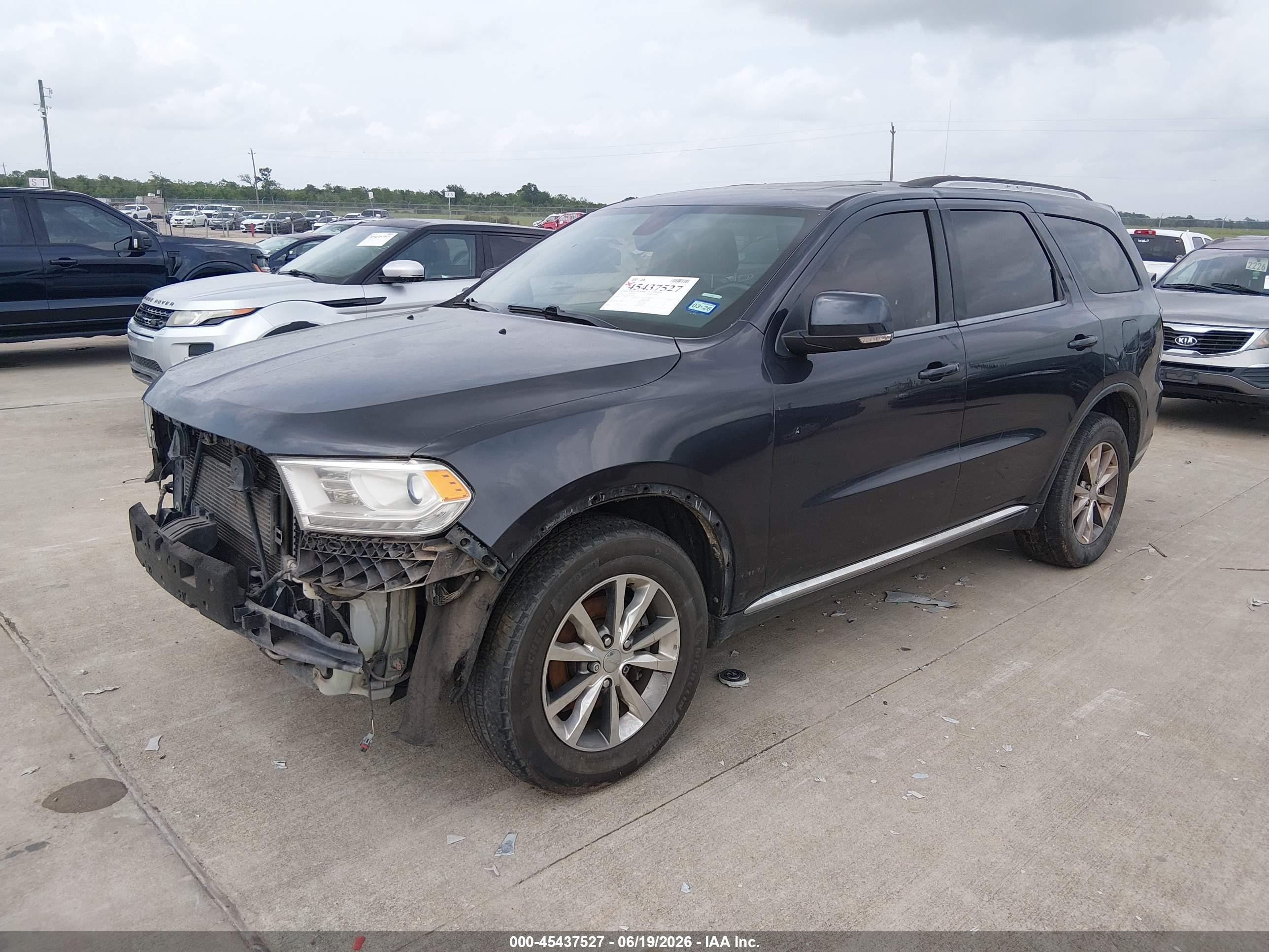 2015 Dodge Durango Limited Gray vin: 1C4RDJDG2FC101444