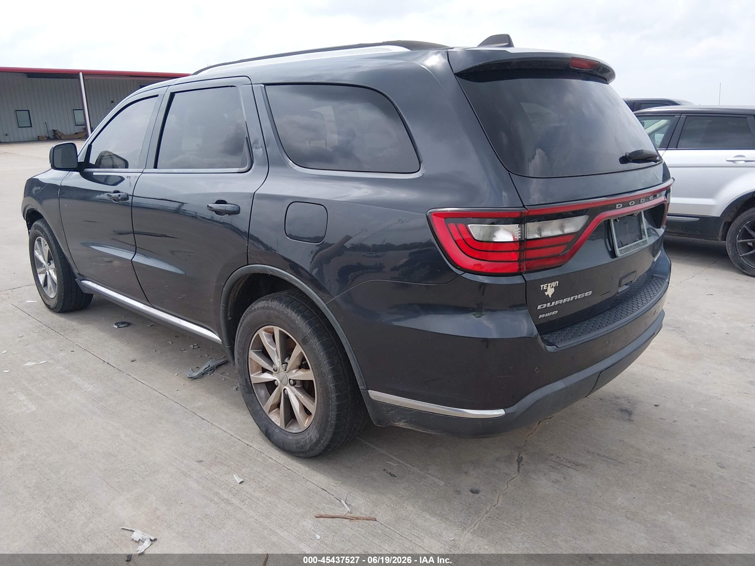 2015 Dodge Durango Limited Gray vin: 1C4RDJDG2FC101444