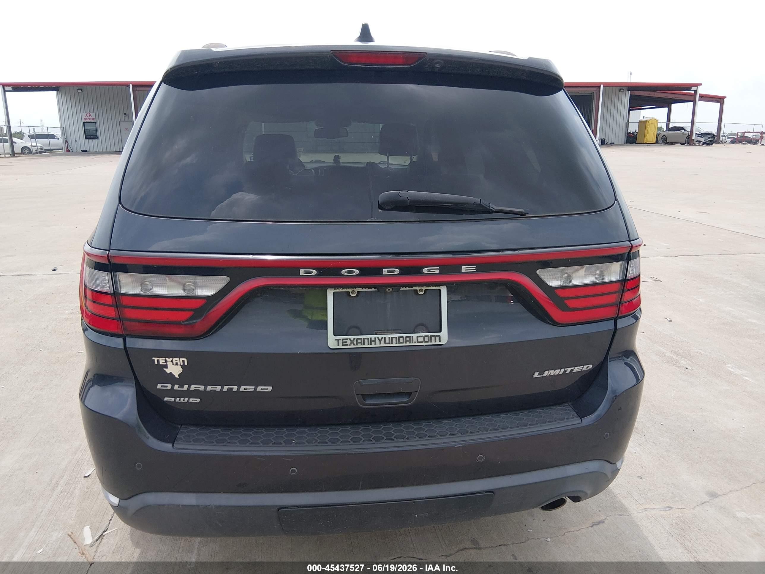 2015 Dodge Durango Limited Gray vin: 1C4RDJDG2FC101444