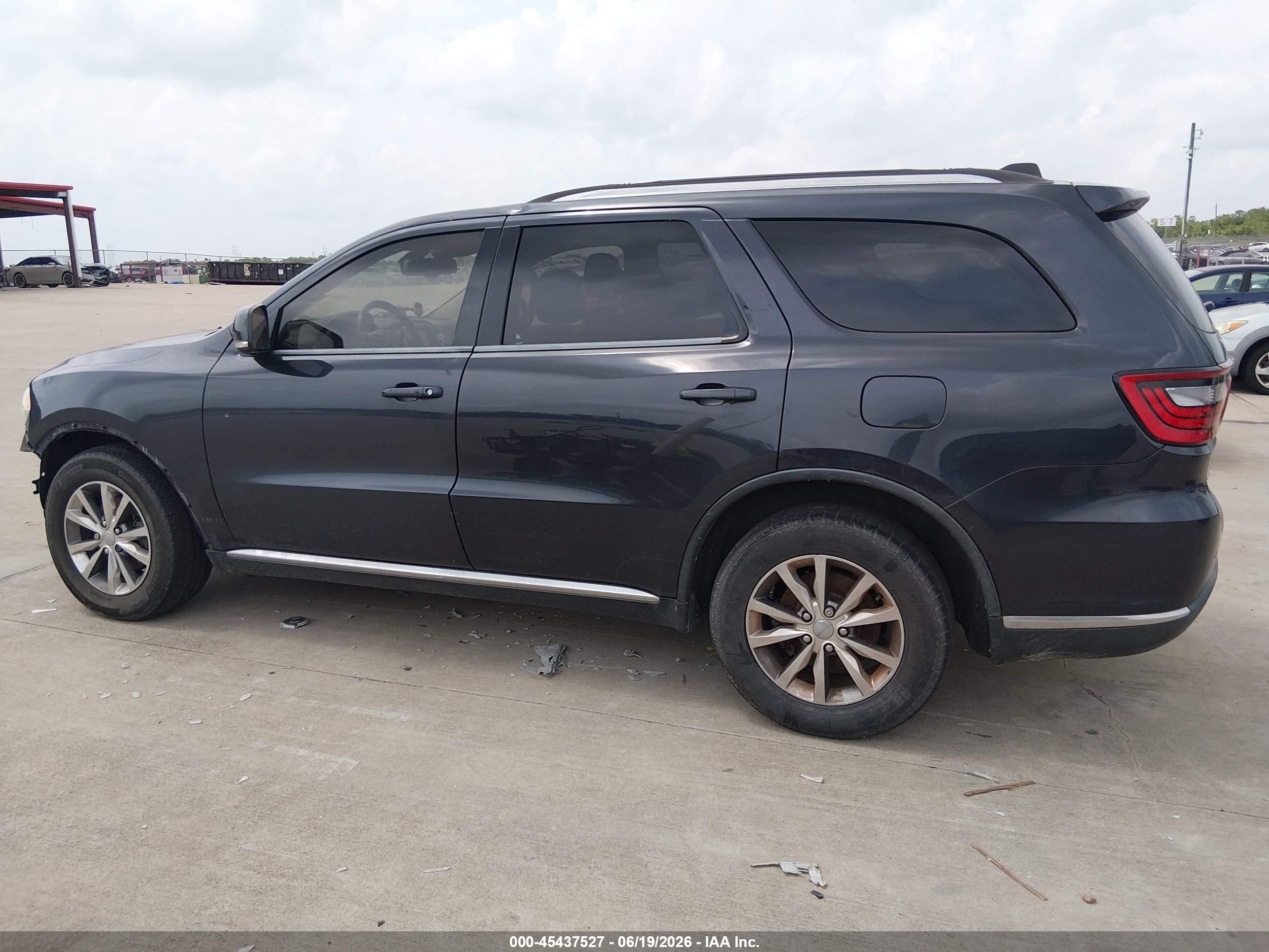 2015 Dodge Durango Limited Gray vin: 1C4RDJDG2FC101444