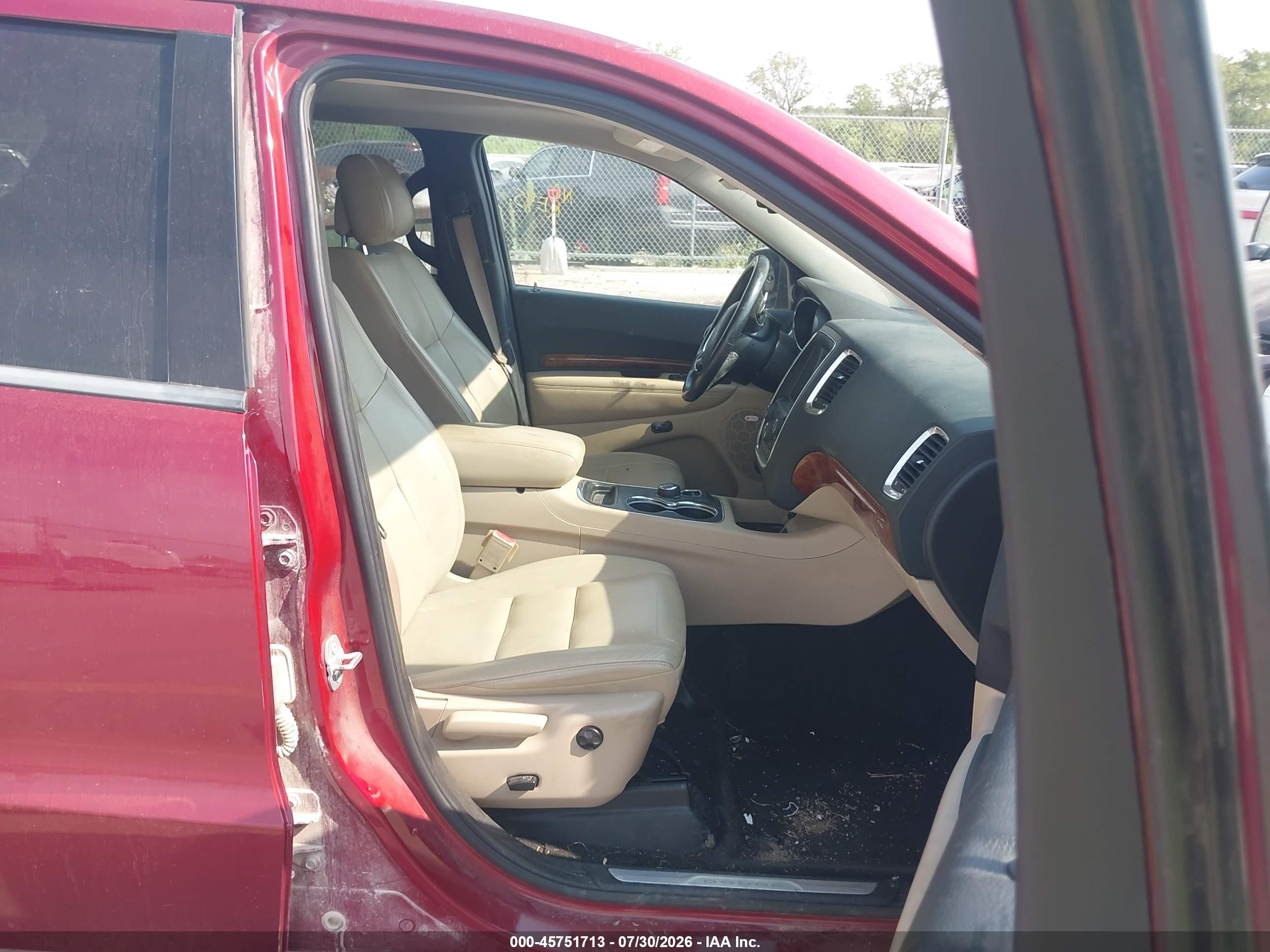 2015 Dodge Durango Limited Red vin: 1C4RDJDG2FC121189