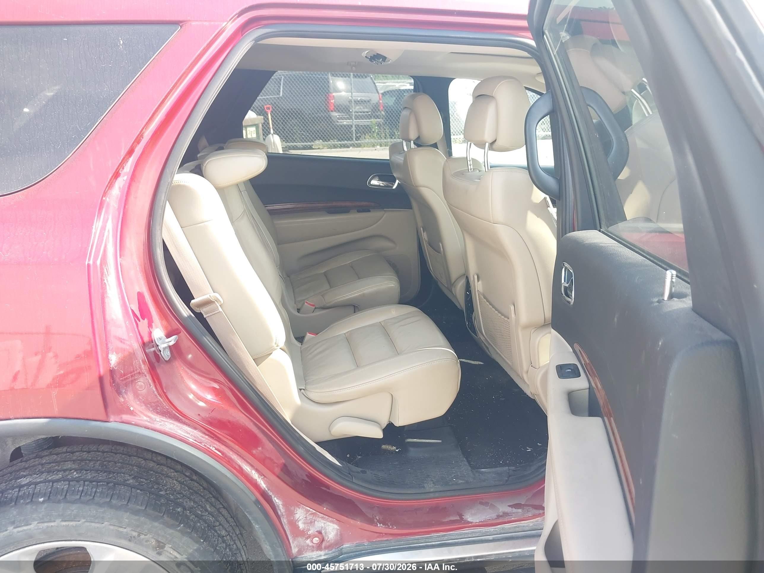 2015 Dodge Durango Limited Red vin: 1C4RDJDG2FC121189