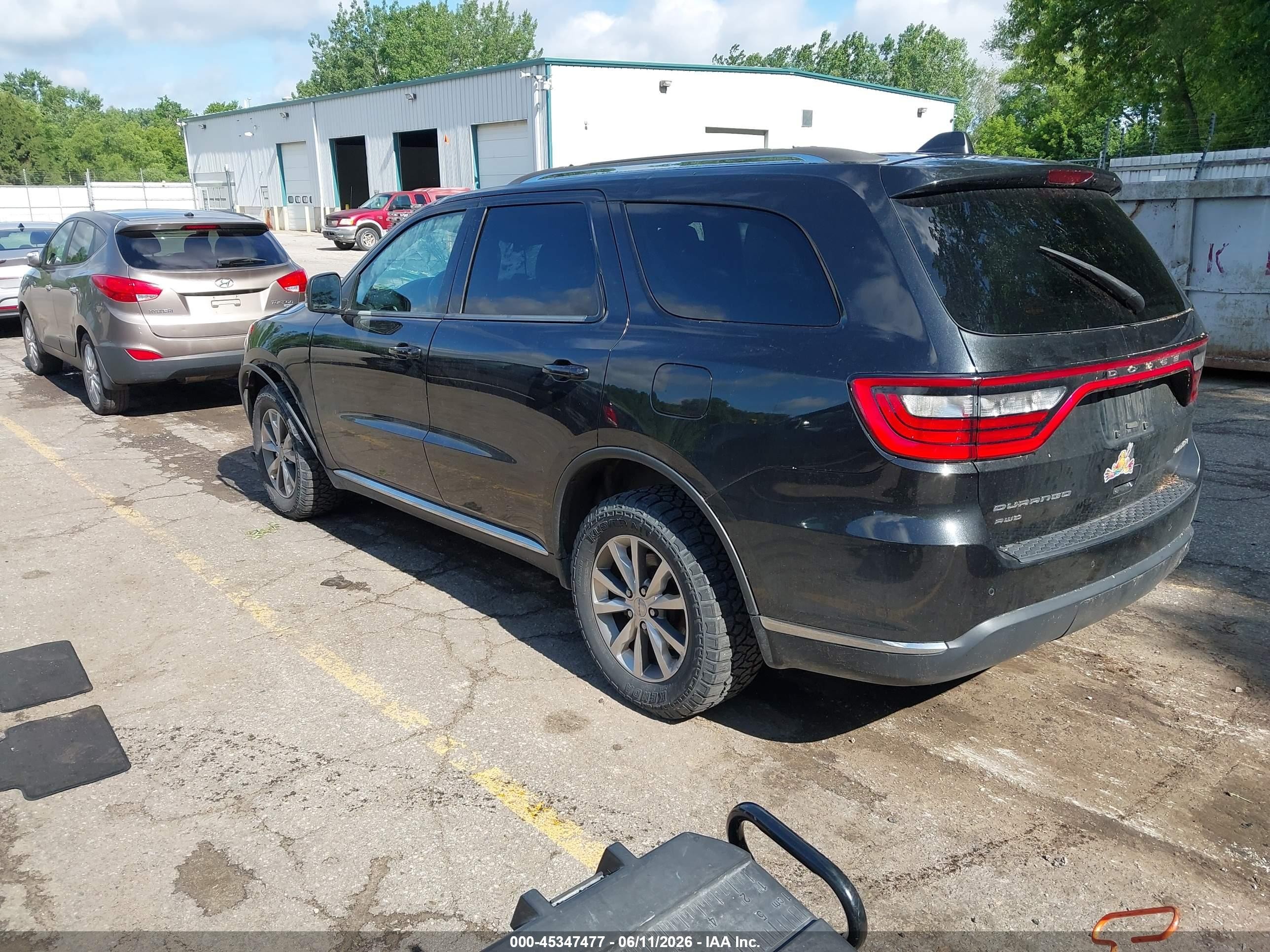 2015 Dodge Durango Limited Black vin: 1C4RDJDG2FC696005