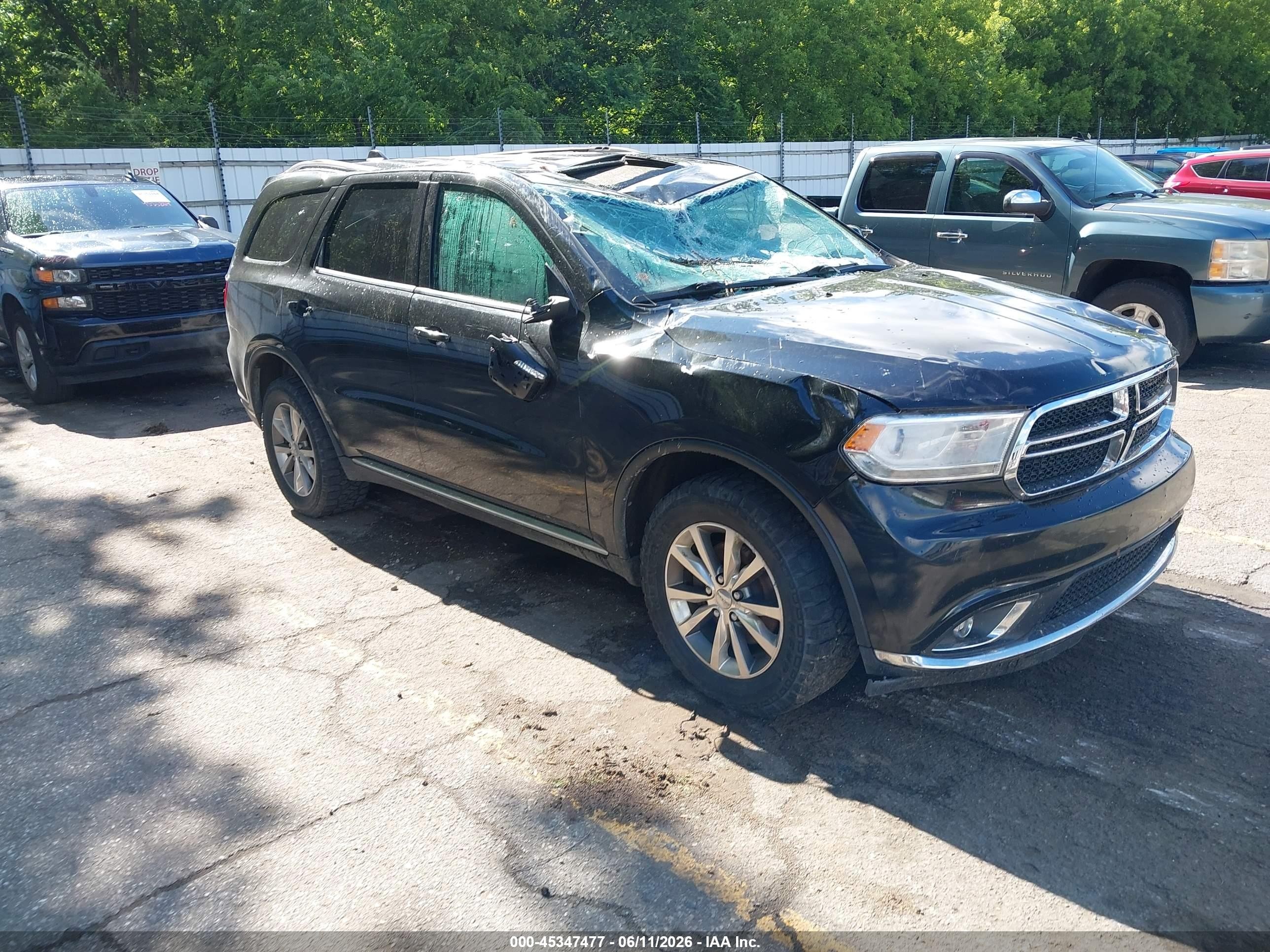 2015 Dodge Durango Limited Black vin: 1C4RDJDG2FC696005