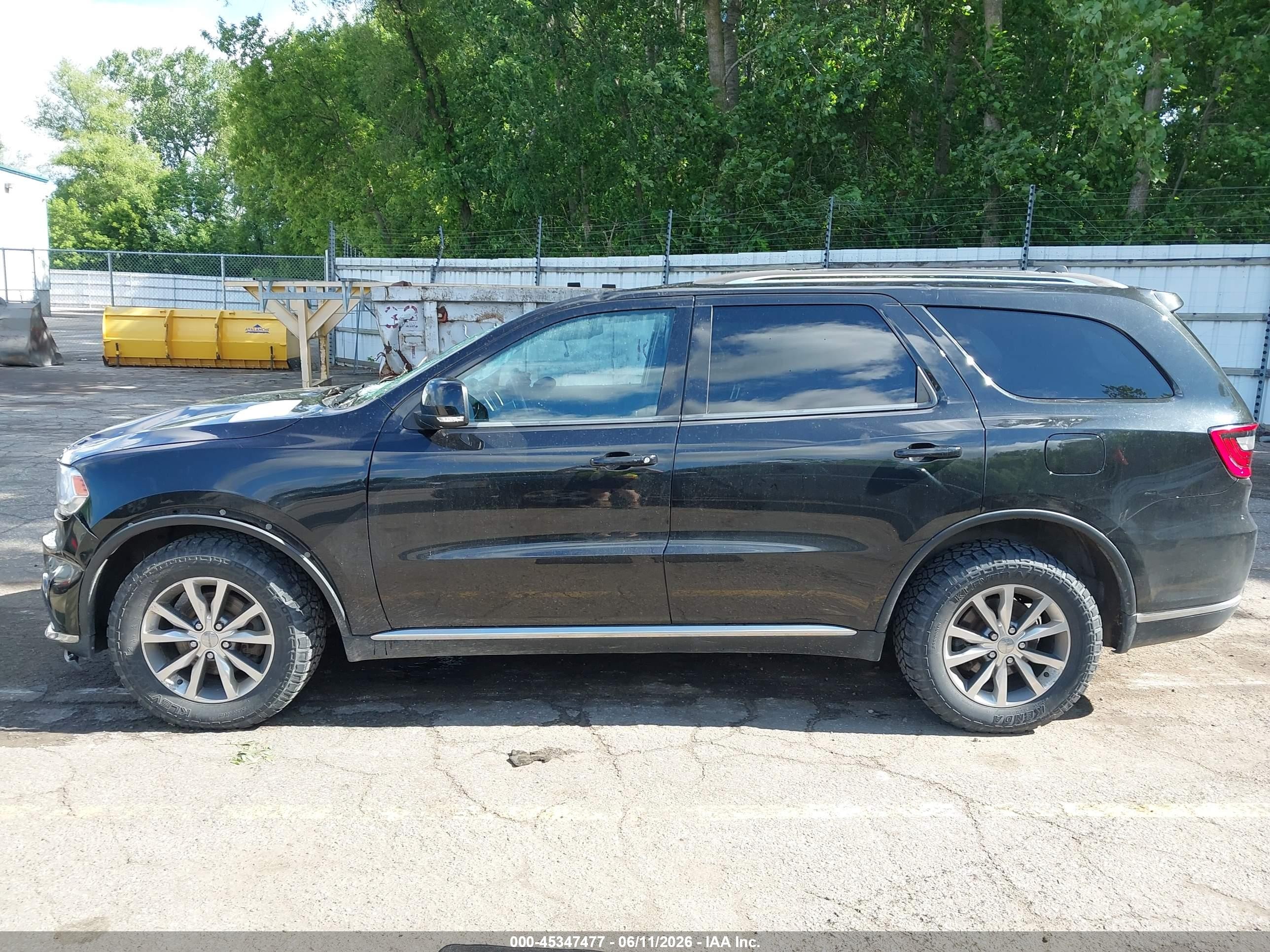 2015 Dodge Durango Limited Black vin: 1C4RDJDG2FC696005