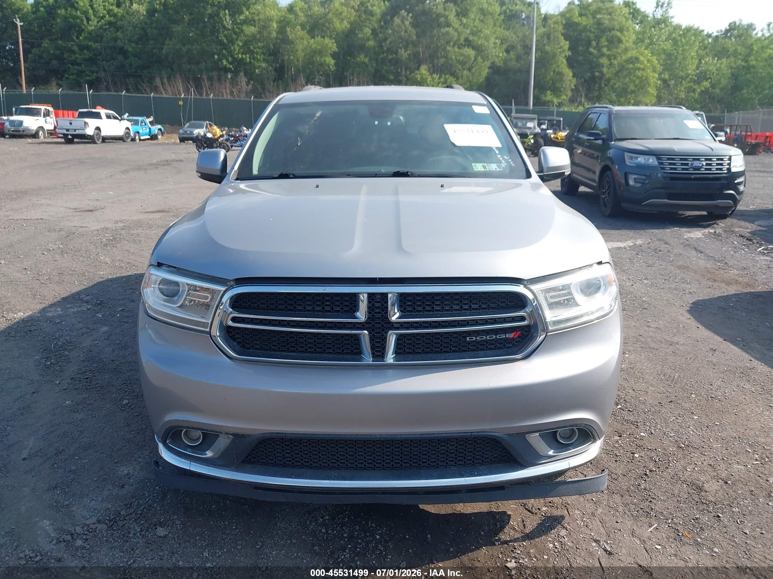 2015 Dodge Durango Limited Silver vin: 1C4RDJDG2FC766215
