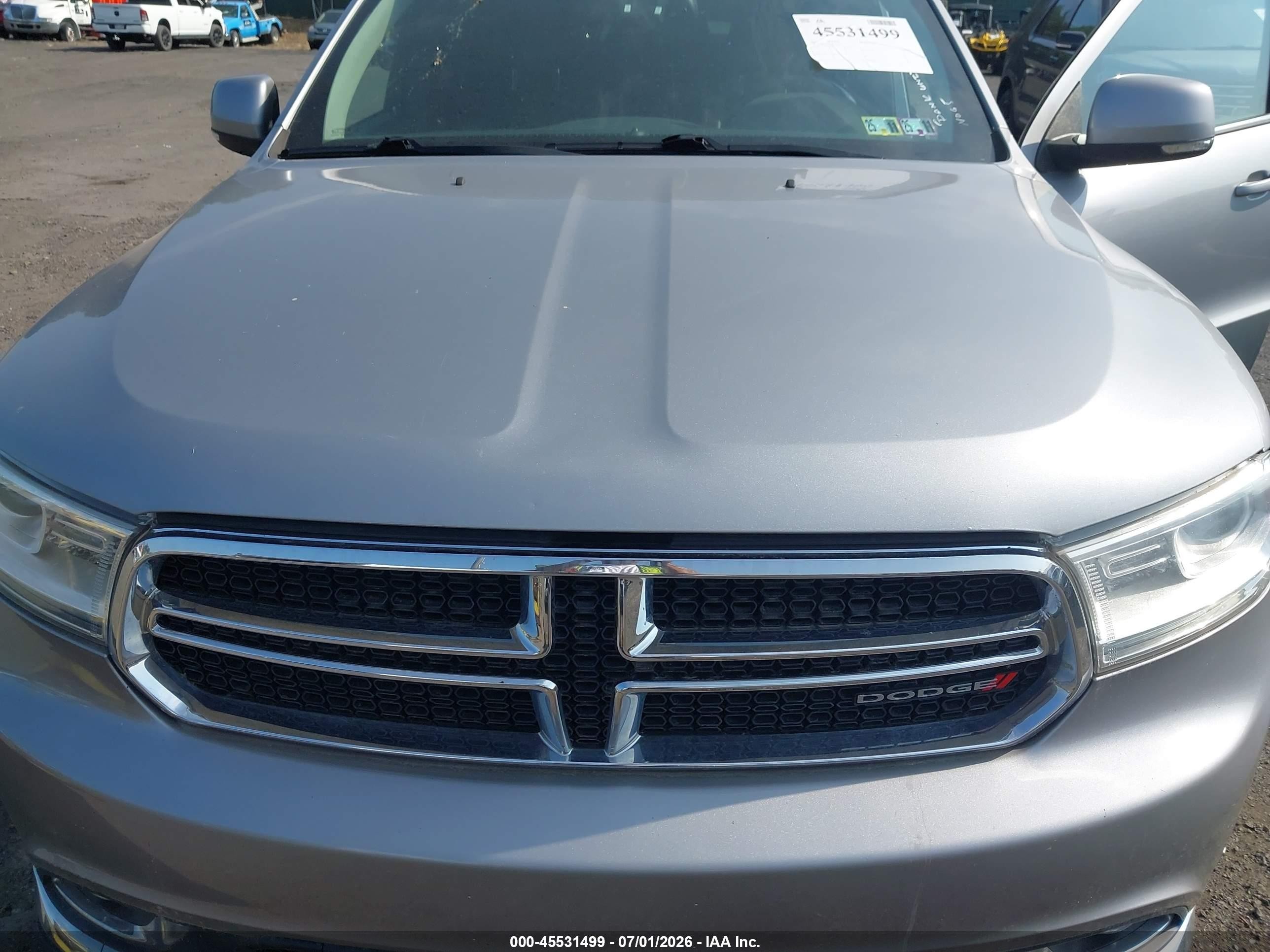 2015 Dodge Durango Limited Silver vin: 1C4RDJDG2FC766215