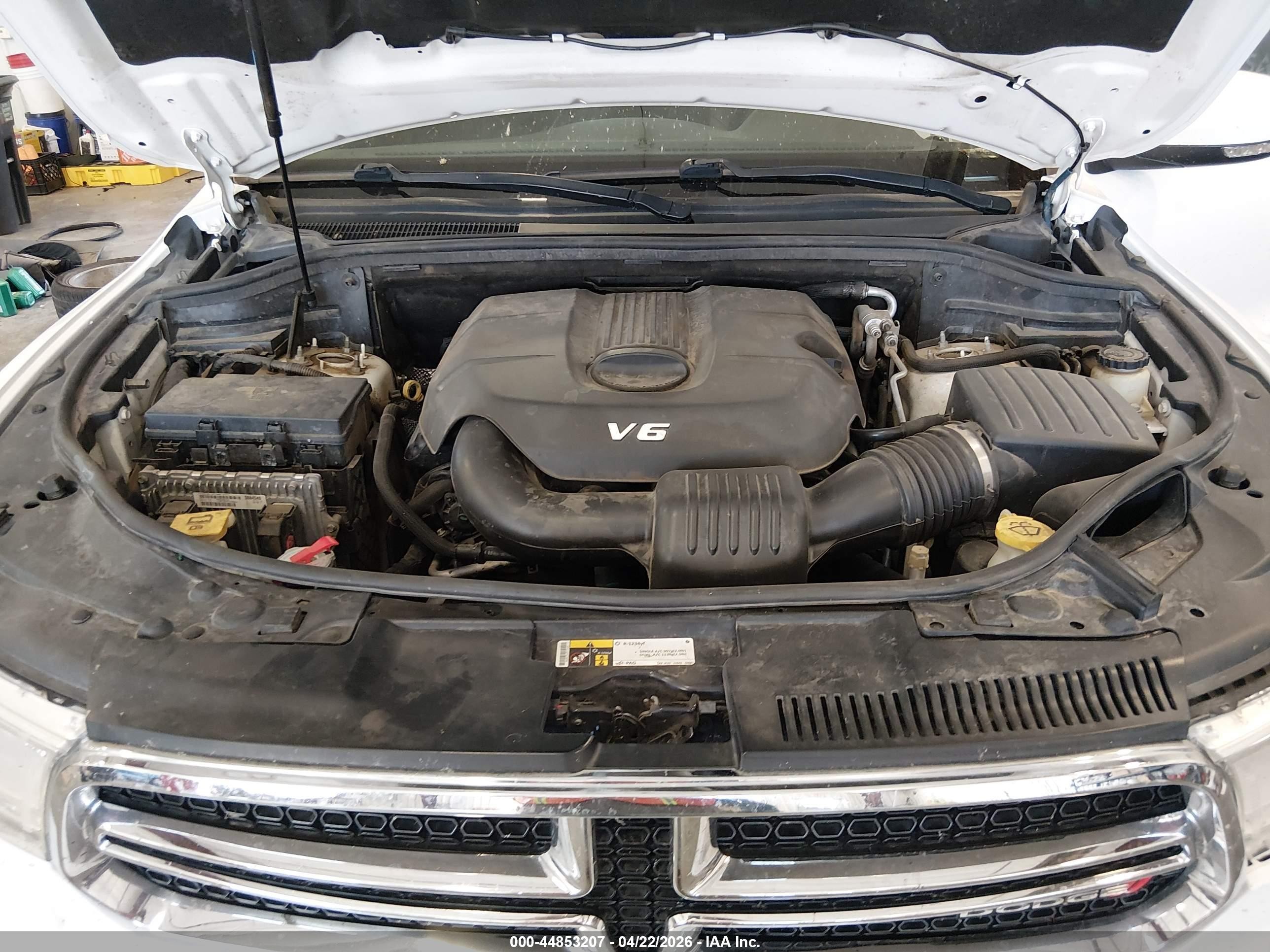 2015 Dodge Durango Limited White vin: 1C4RDJDG2FC795603
