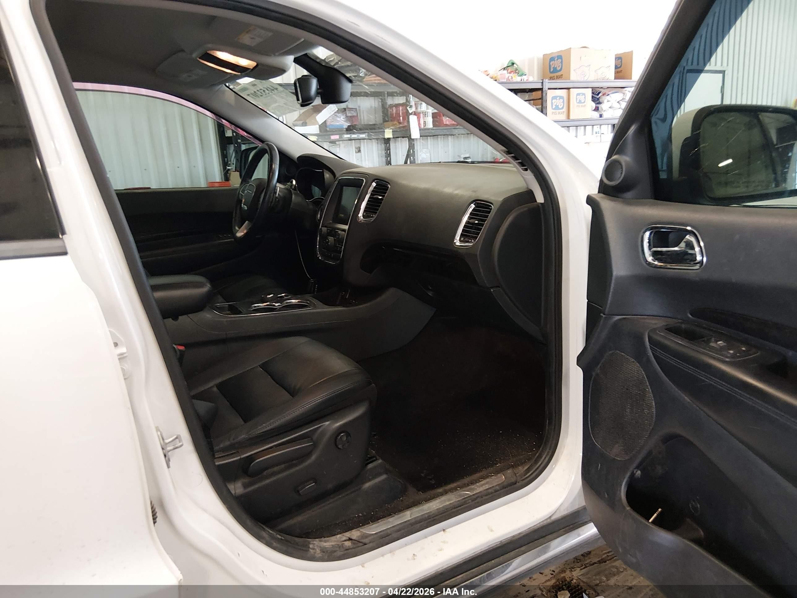 2015 Dodge Durango Limited White vin: 1C4RDJDG2FC795603