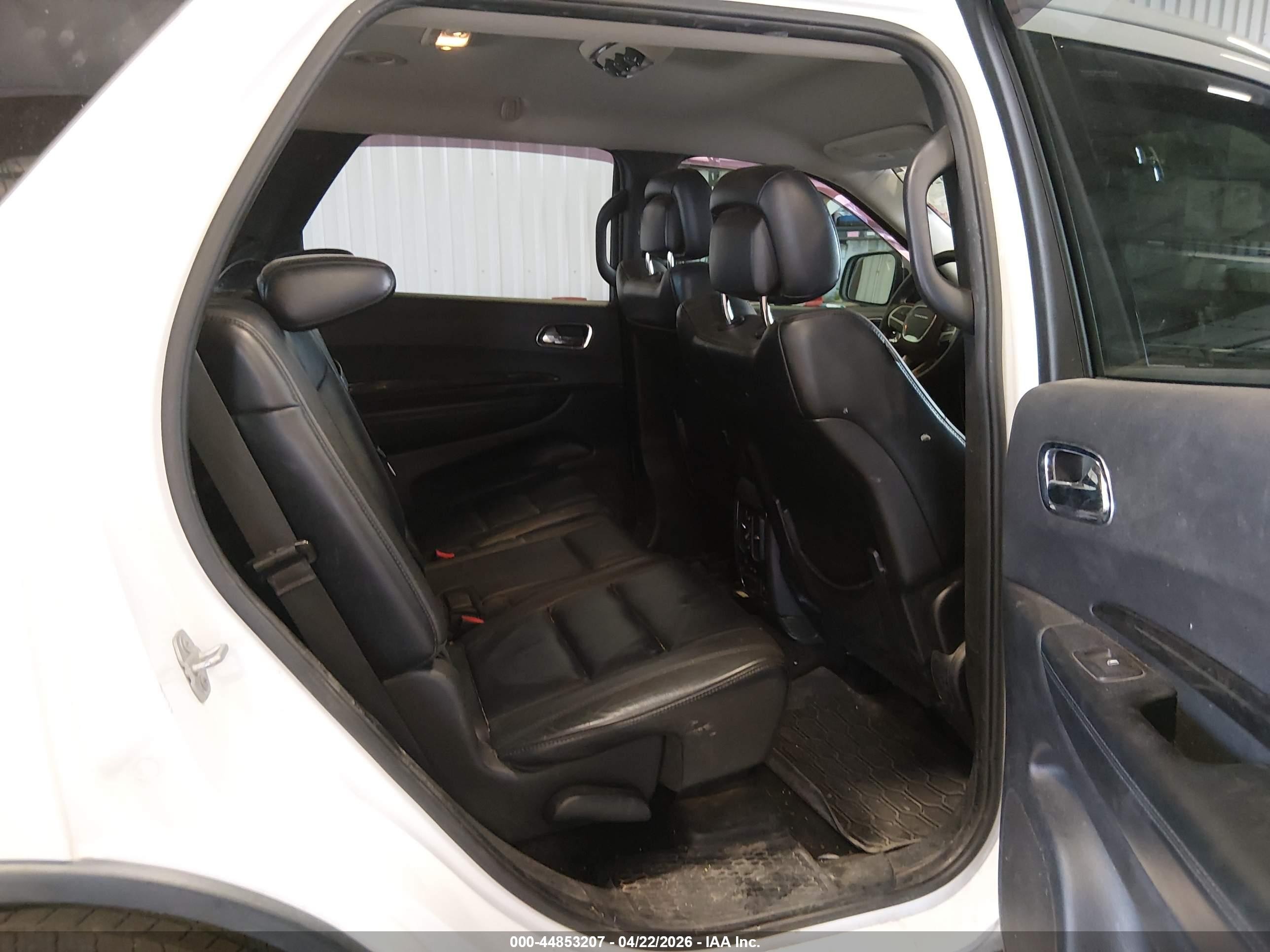 2015 Dodge Durango Limited White vin: 1C4RDJDG2FC795603