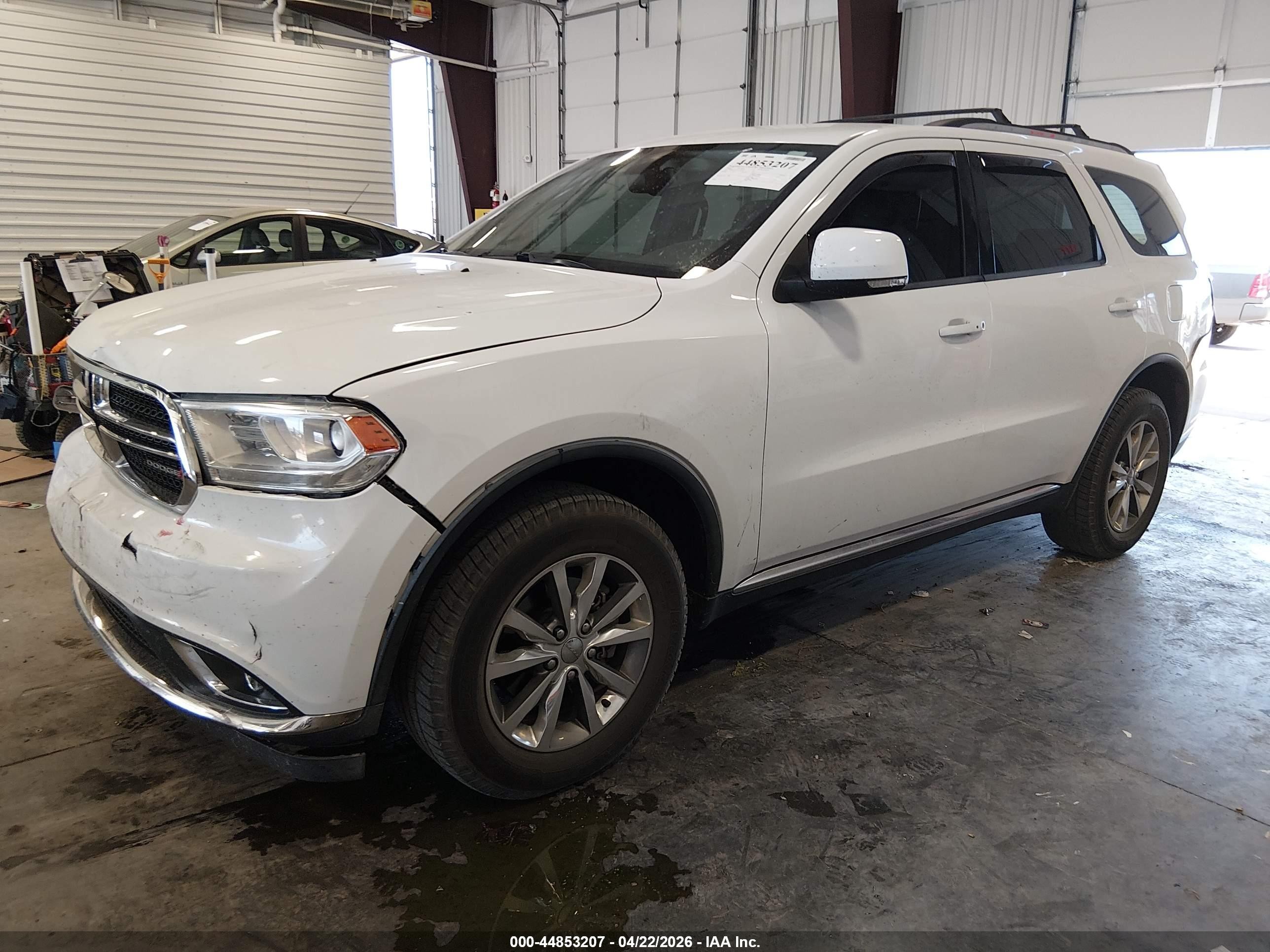 2015 Dodge Durango Limited White vin: 1C4RDJDG2FC795603