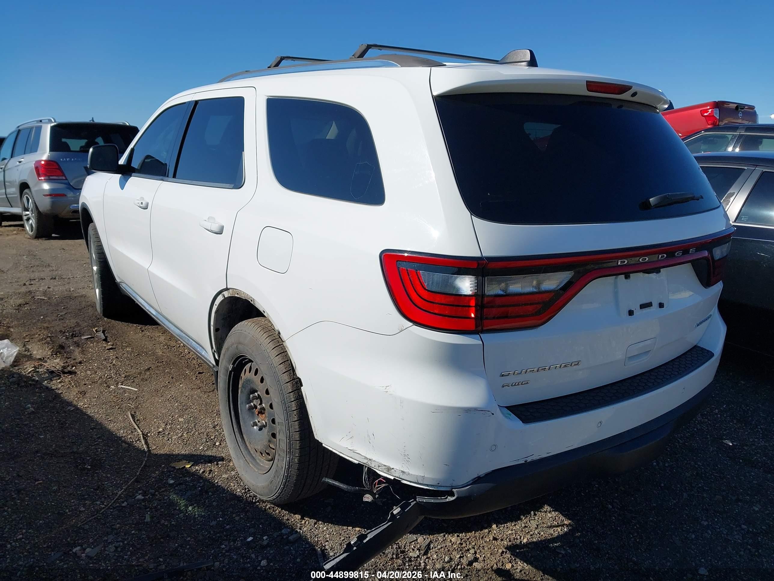 2015 Dodge Durango Limited White vin: 1C4RDJDG2FC811217