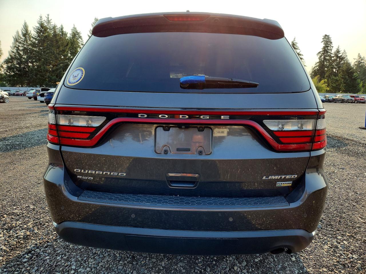 2015 Dodge Durango Limited Gray vin: 1C4RDJDG2FC873877