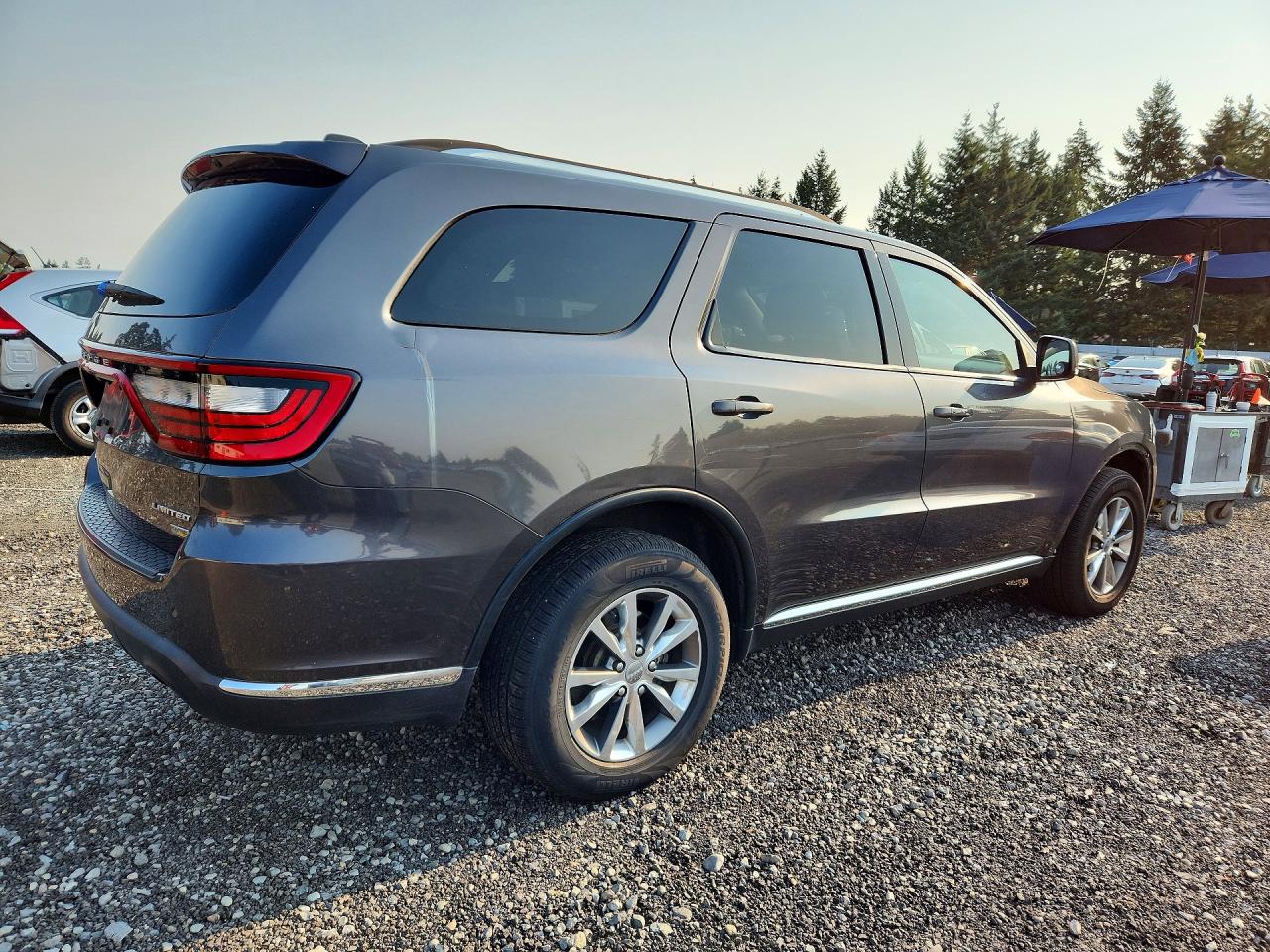 2015 Dodge Durango Limited Gray vin: 1C4RDJDG2FC873877