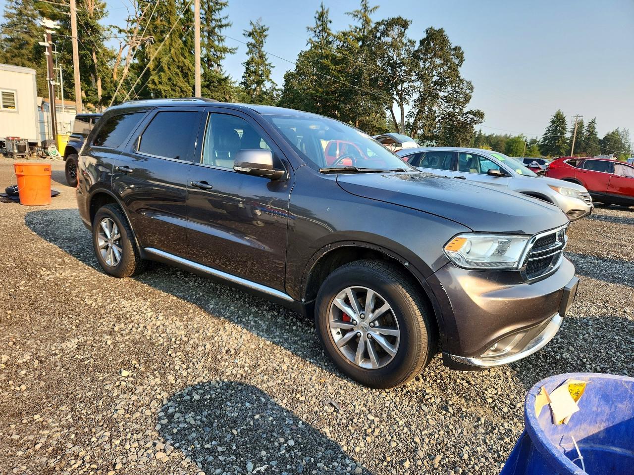 2015 Dodge Durango Limited Gray vin: 1C4RDJDG2FC873877