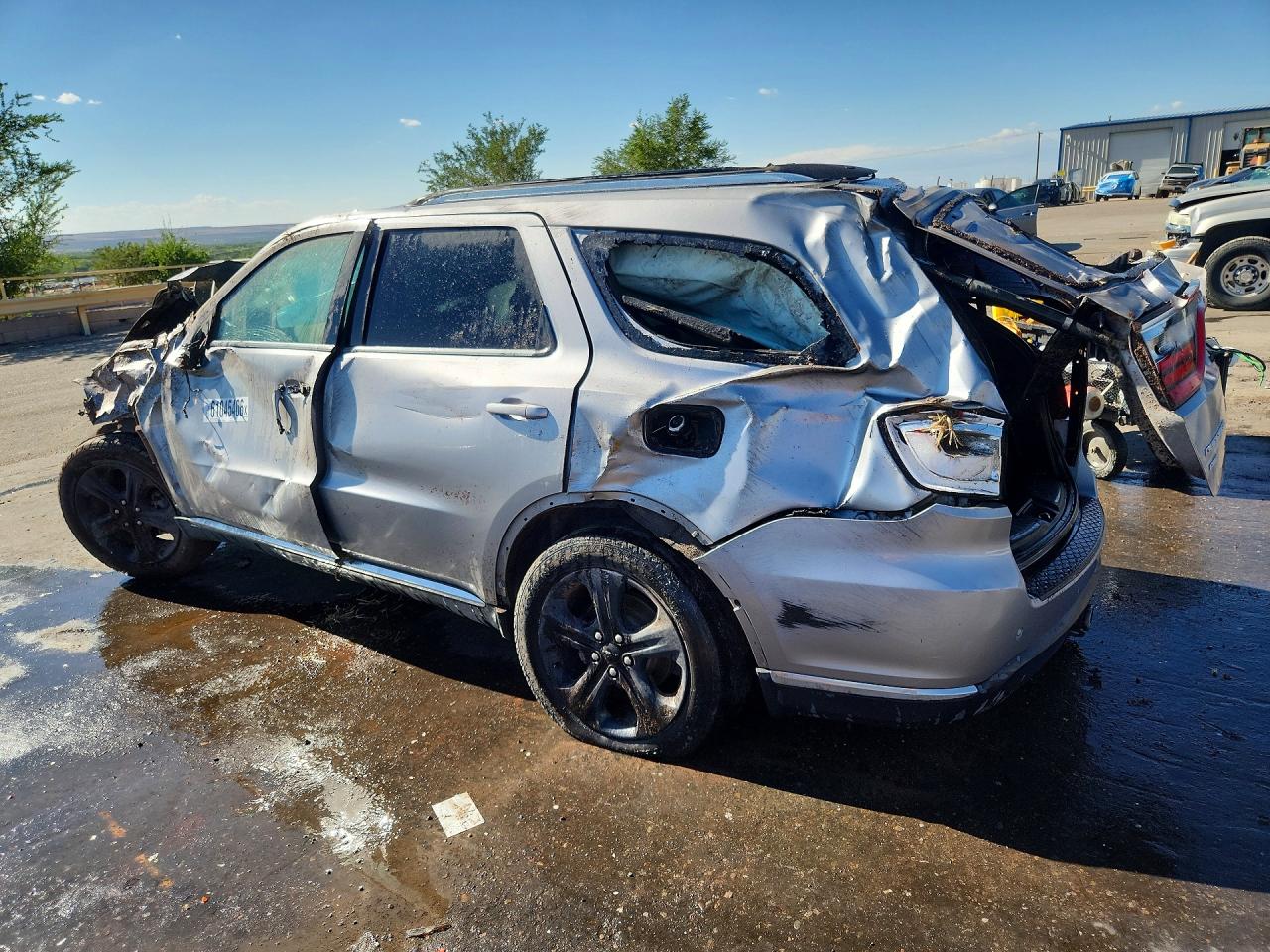 2015 Dodge Durango Limited Silver vin: 1C4RDJDG2FC917604