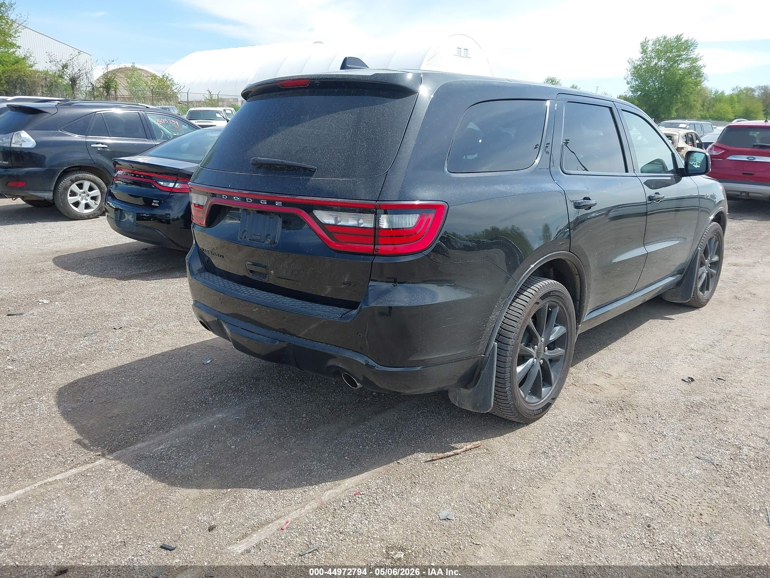 2018 Dodge Durango Gt Awd Черный vin: 1C4RDJDG2JC145467