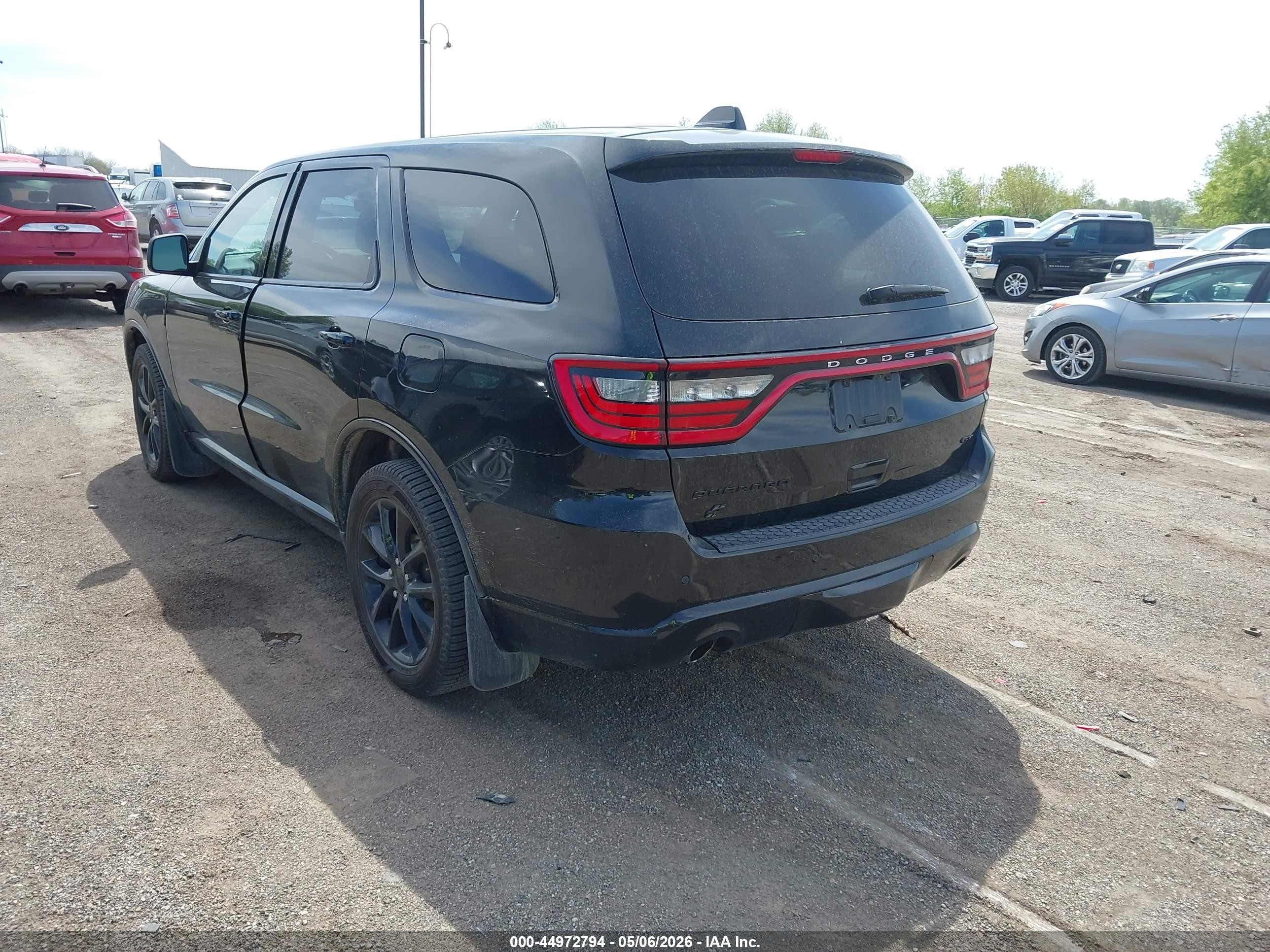2018 Dodge Durango Gt Awd Черный vin: 1C4RDJDG2JC145467