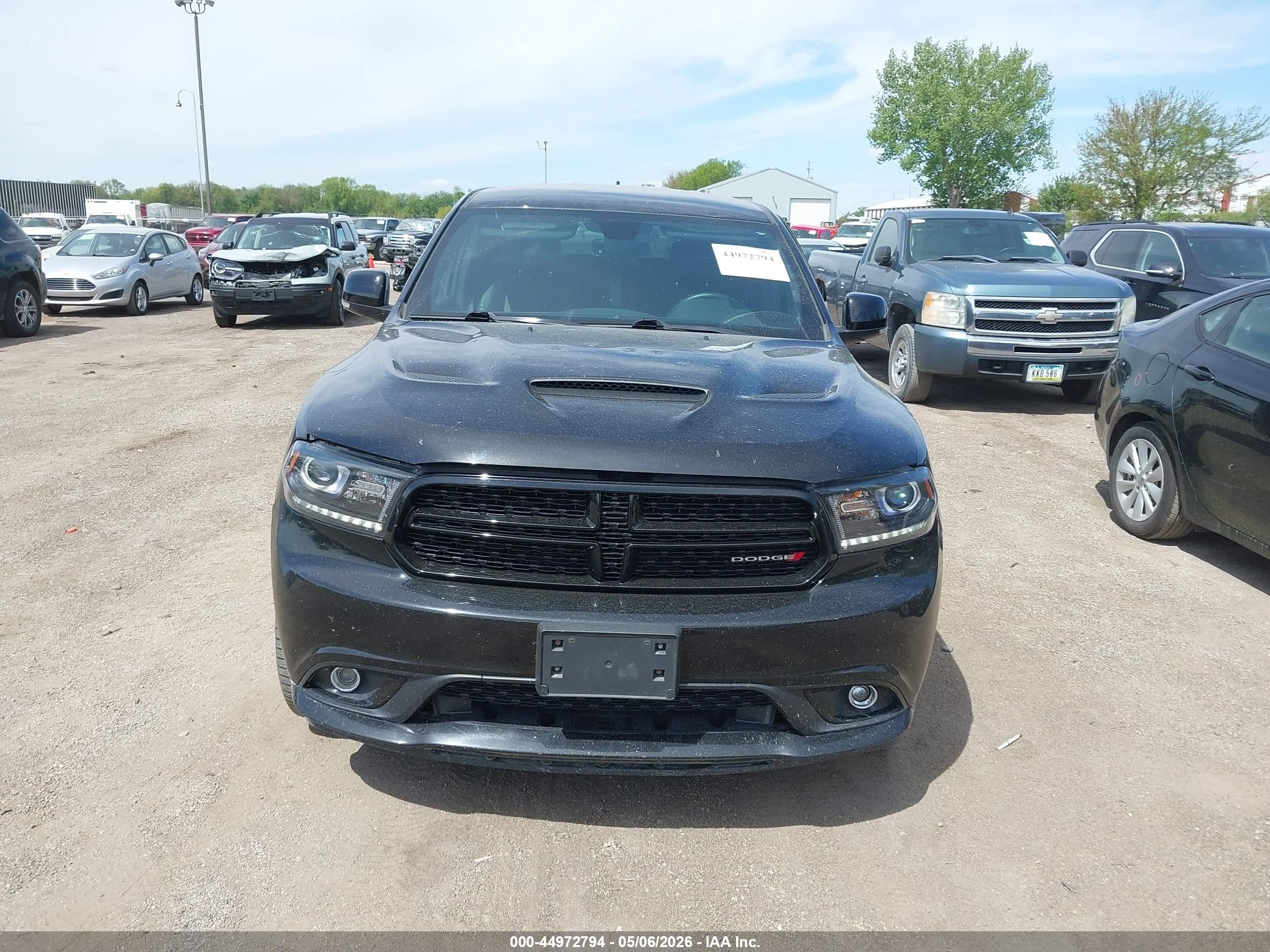 2018 Dodge Durango Gt Awd Черный vin: 1C4RDJDG2JC145467