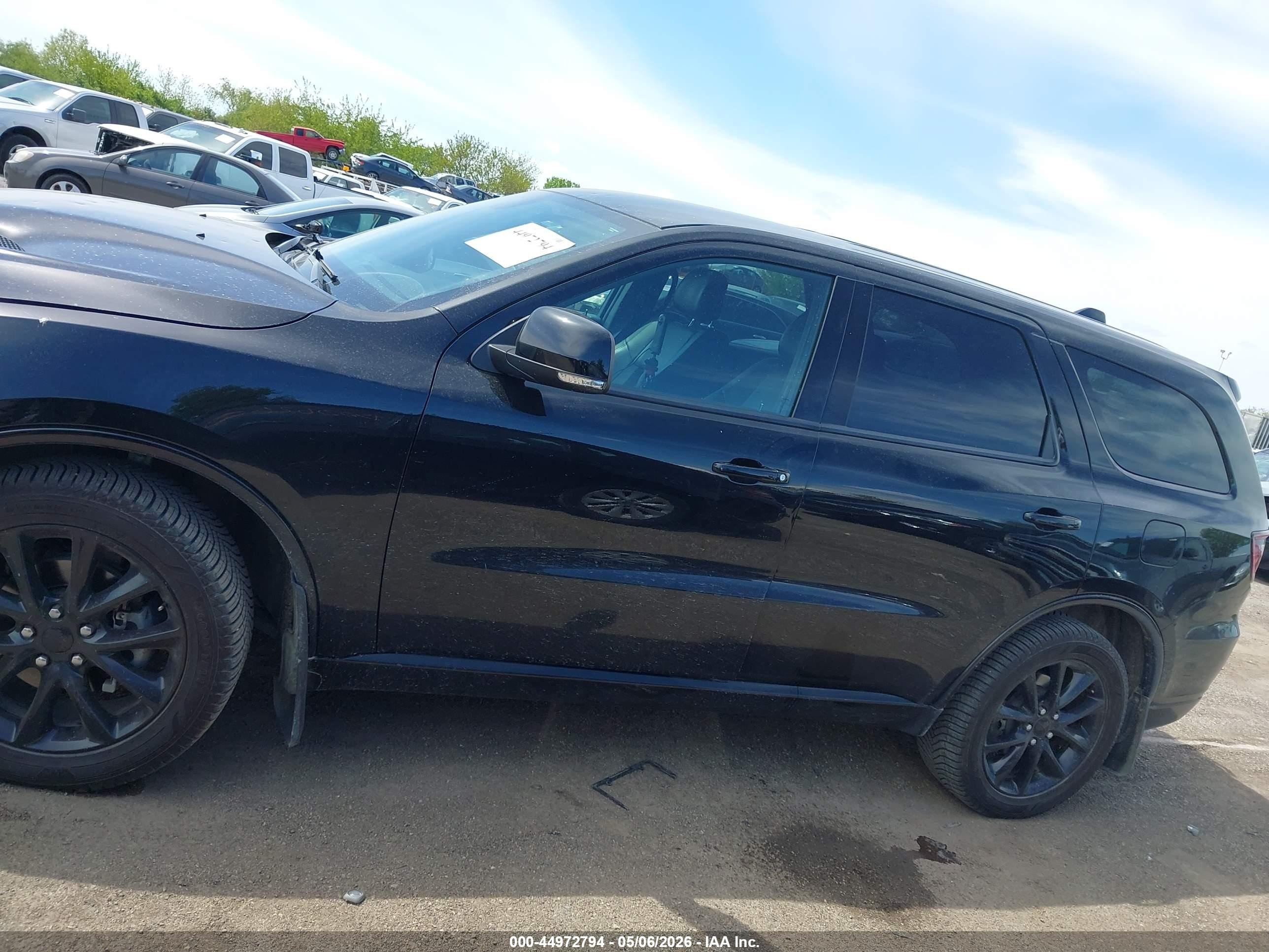 2018 Dodge Durango Gt Awd Черный vin: 1C4RDJDG2JC145467