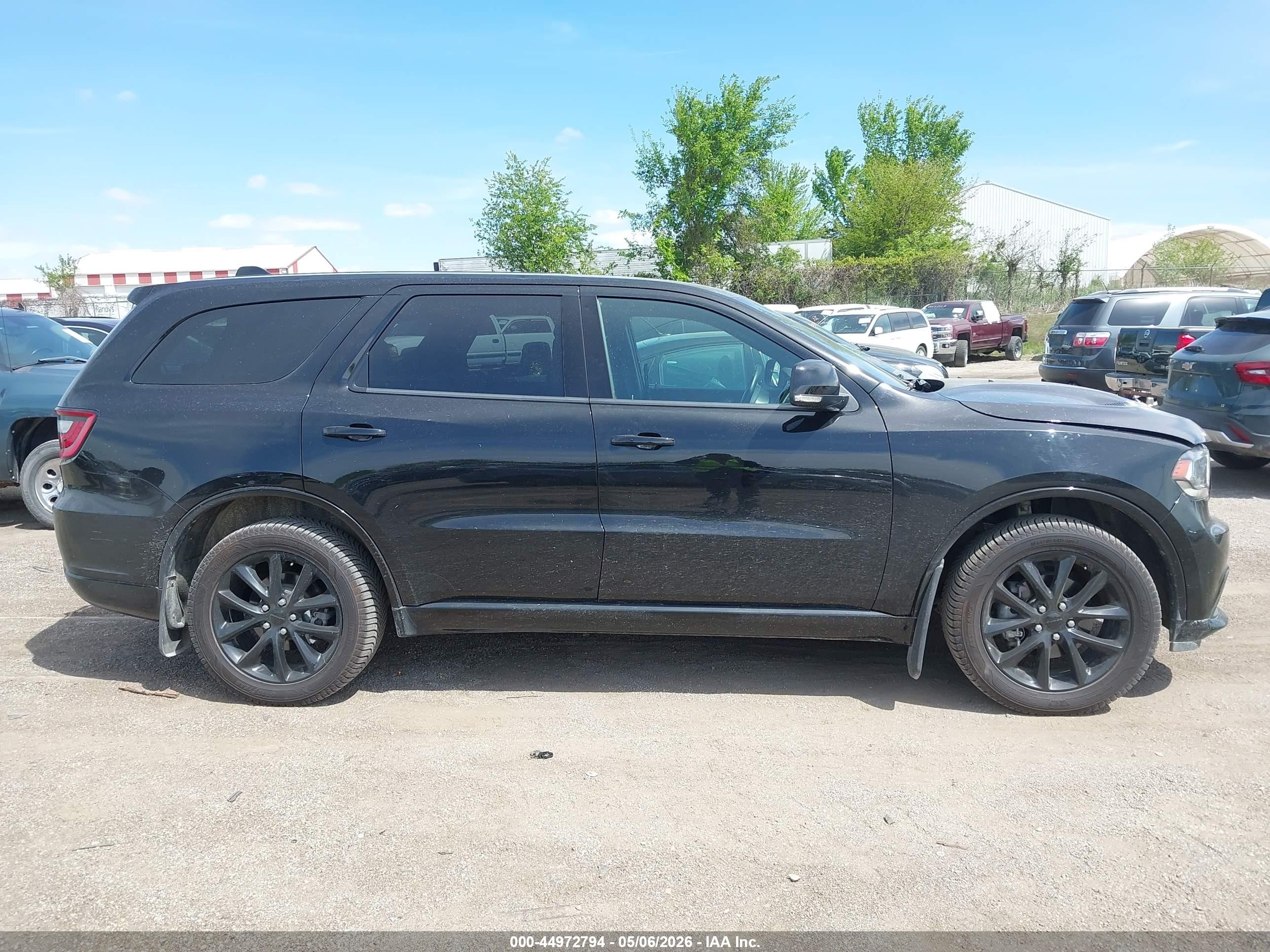 2018 Dodge Durango Gt Awd Черный vin: 1C4RDJDG2JC145467