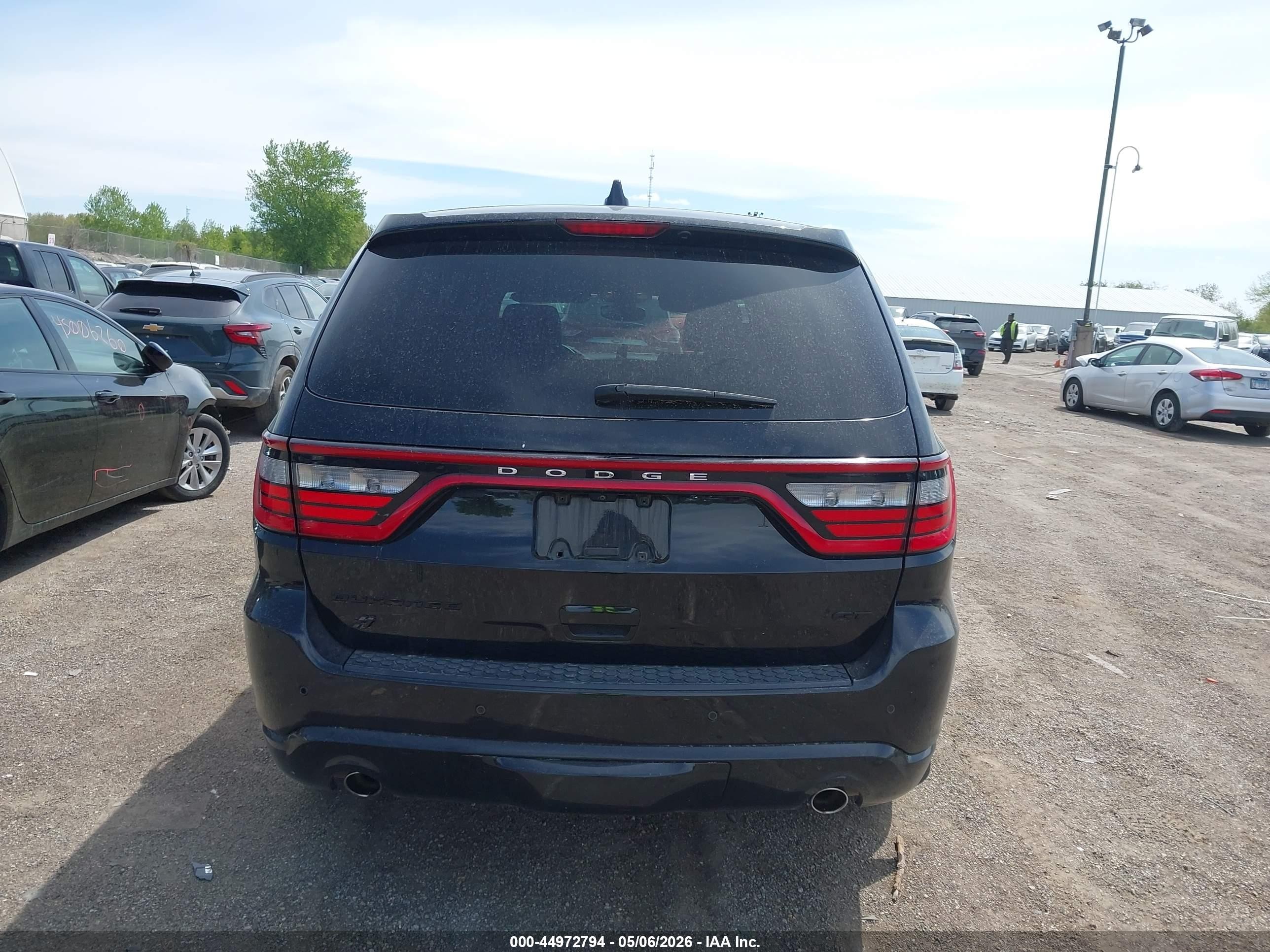 2018 Dodge Durango Gt Awd Черный vin: 1C4RDJDG2JC145467