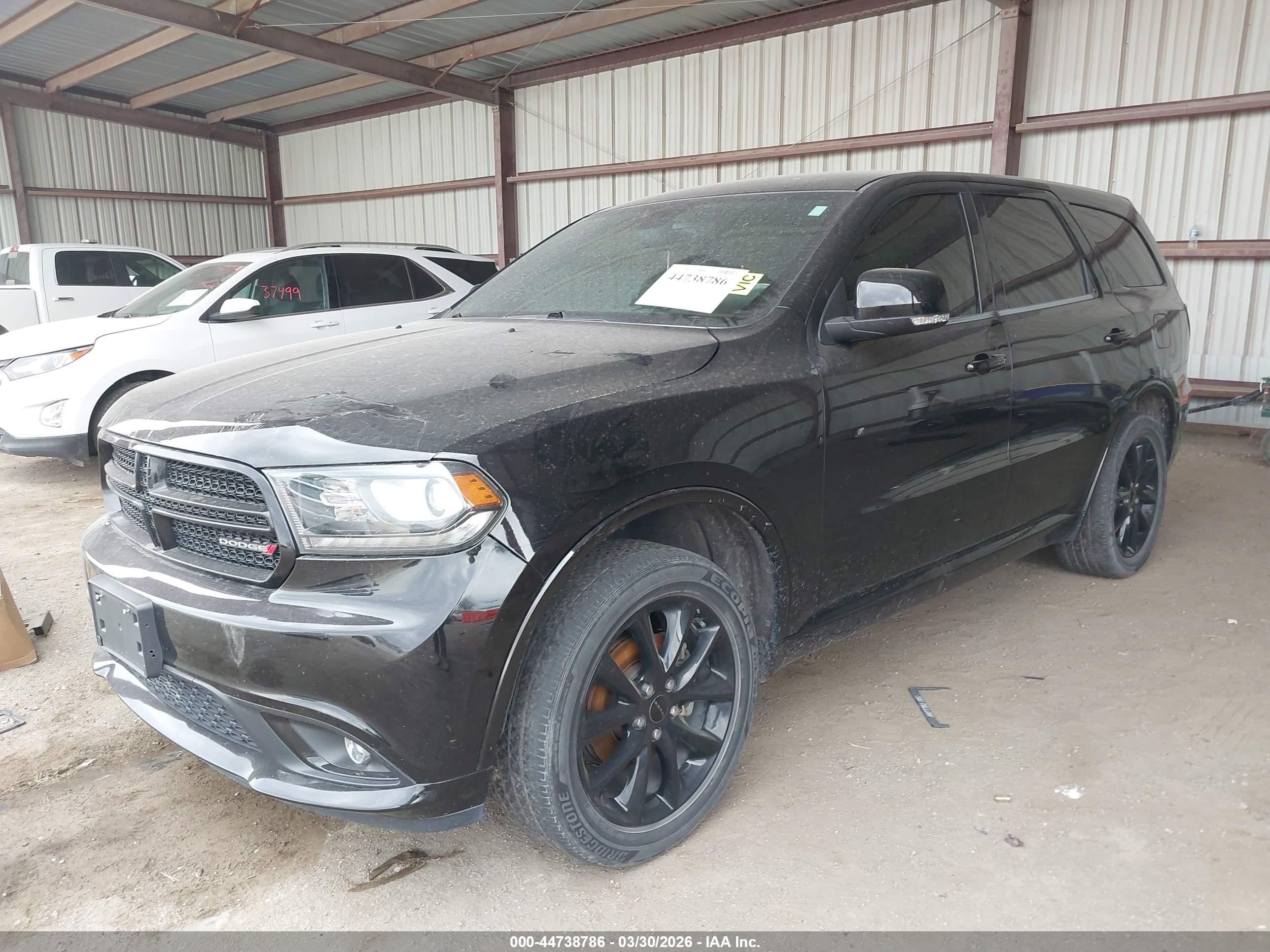 2018 Dodge Durango Gt Awd Black vin: 1C4RDJDG2JC307534