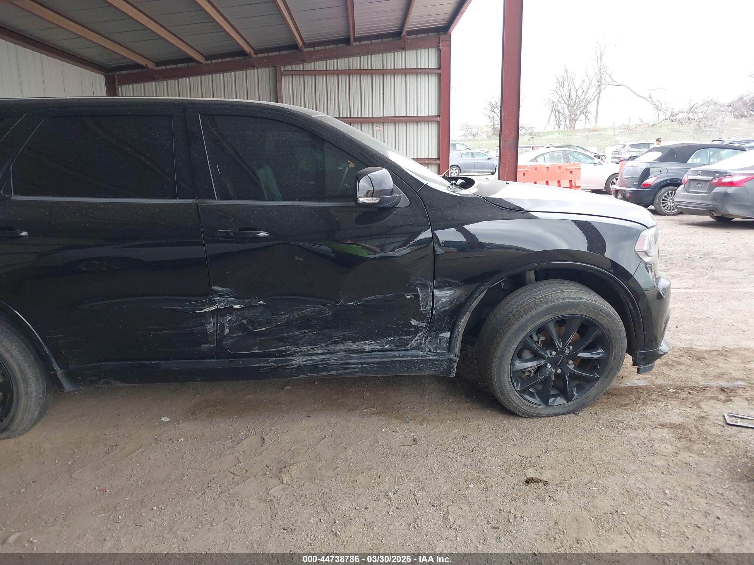 2018 Dodge Durango Gt Awd Black vin: 1C4RDJDG2JC307534