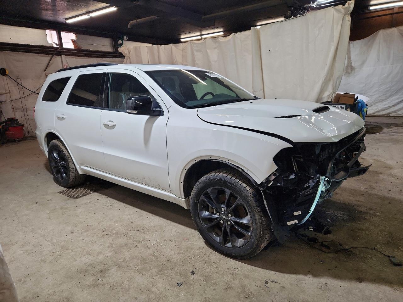 2022 Dodge Durango Gt White vin: 1C4RDJDG2NC205849