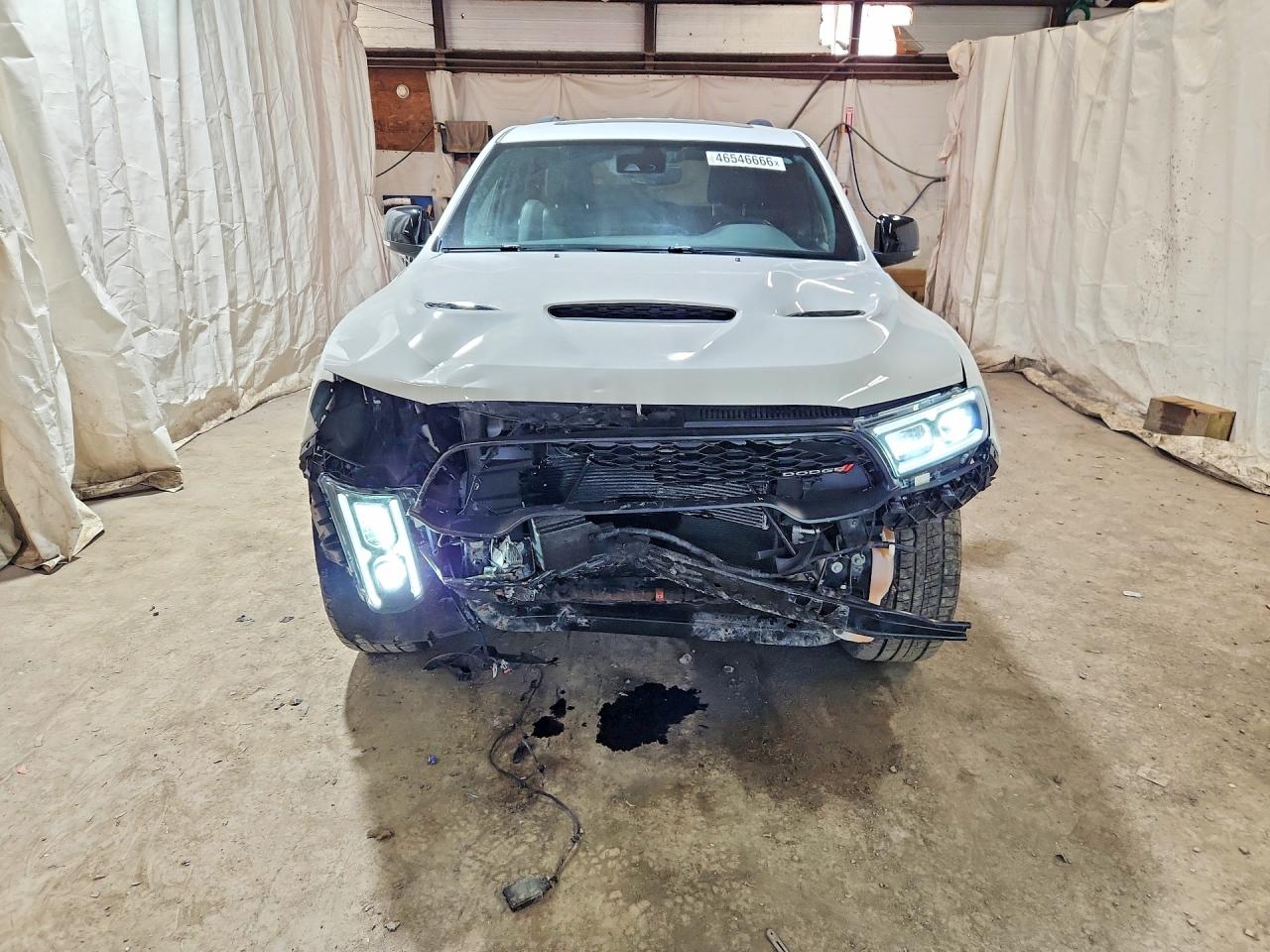 2022 Dodge Durango Gt White vin: 1C4RDJDG2NC205849