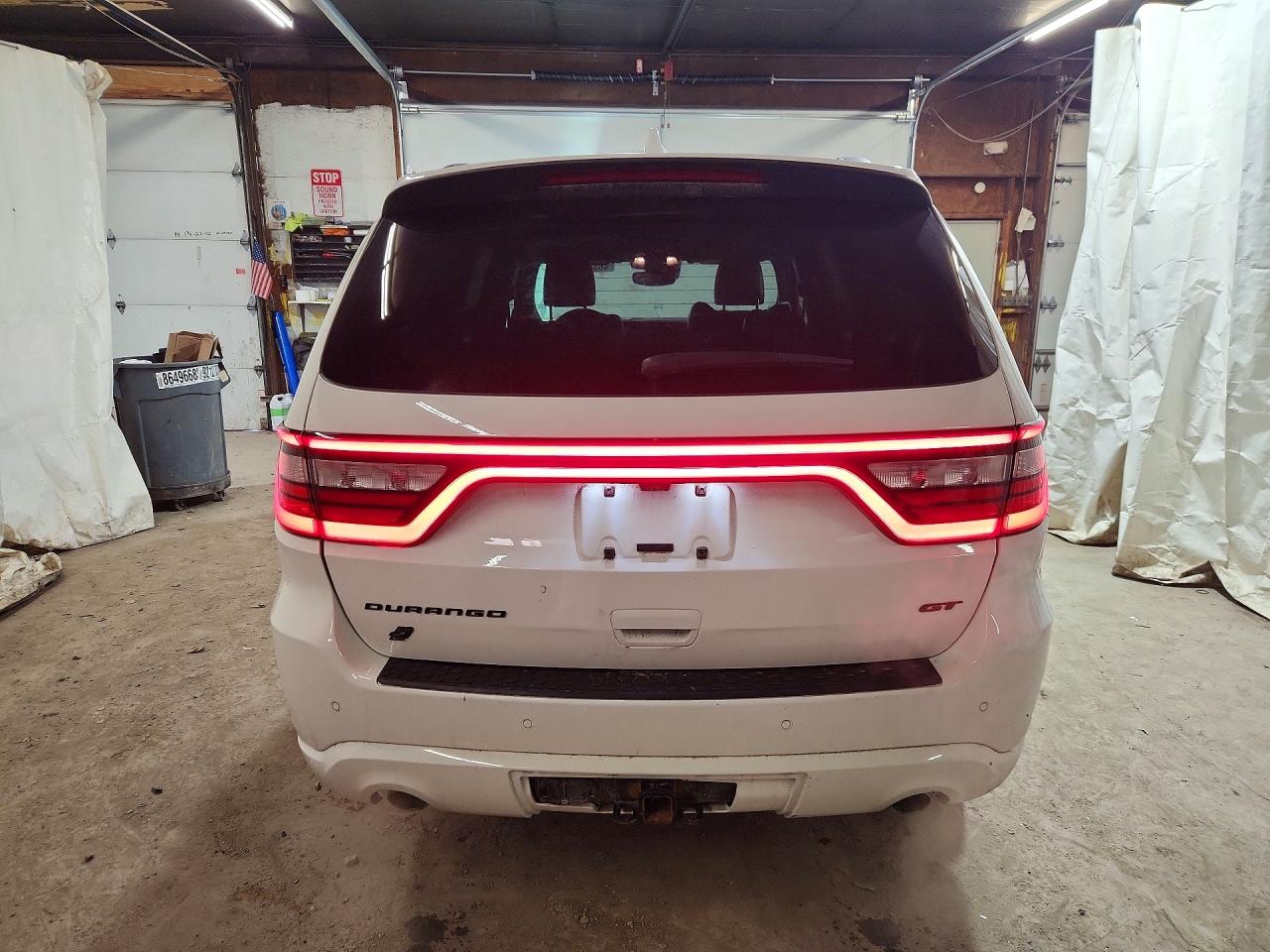 2022 Dodge Durango Gt White vin: 1C4RDJDG2NC205849