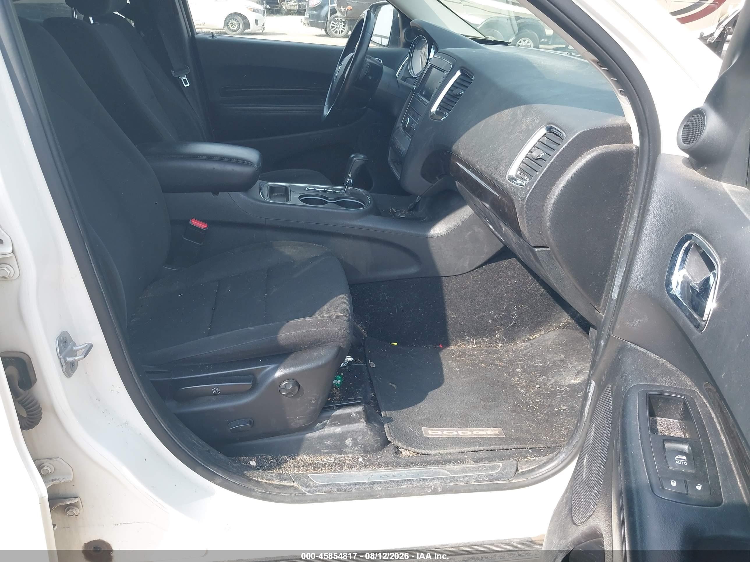 2012 Dodge Durango Crew Белый vin: 1C4RDJDG3CC187942