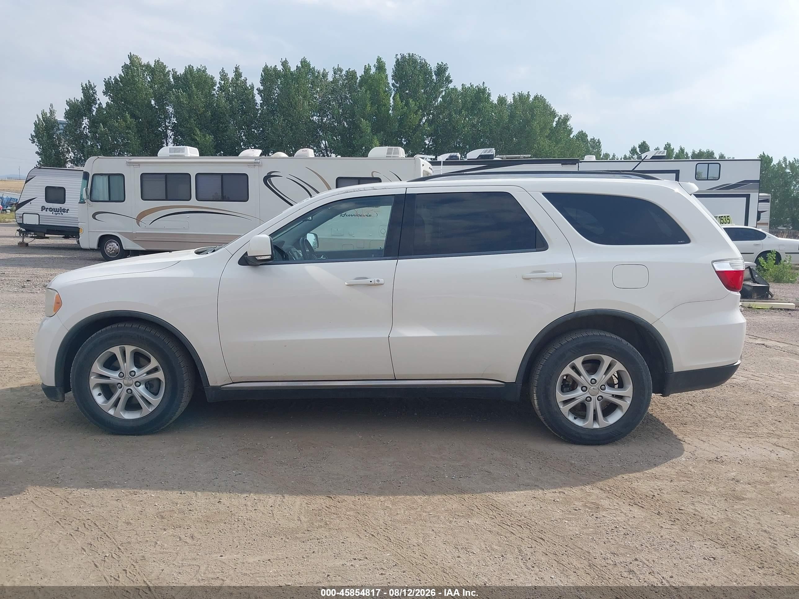 2012 Dodge Durango Crew Белый vin: 1C4RDJDG3CC187942