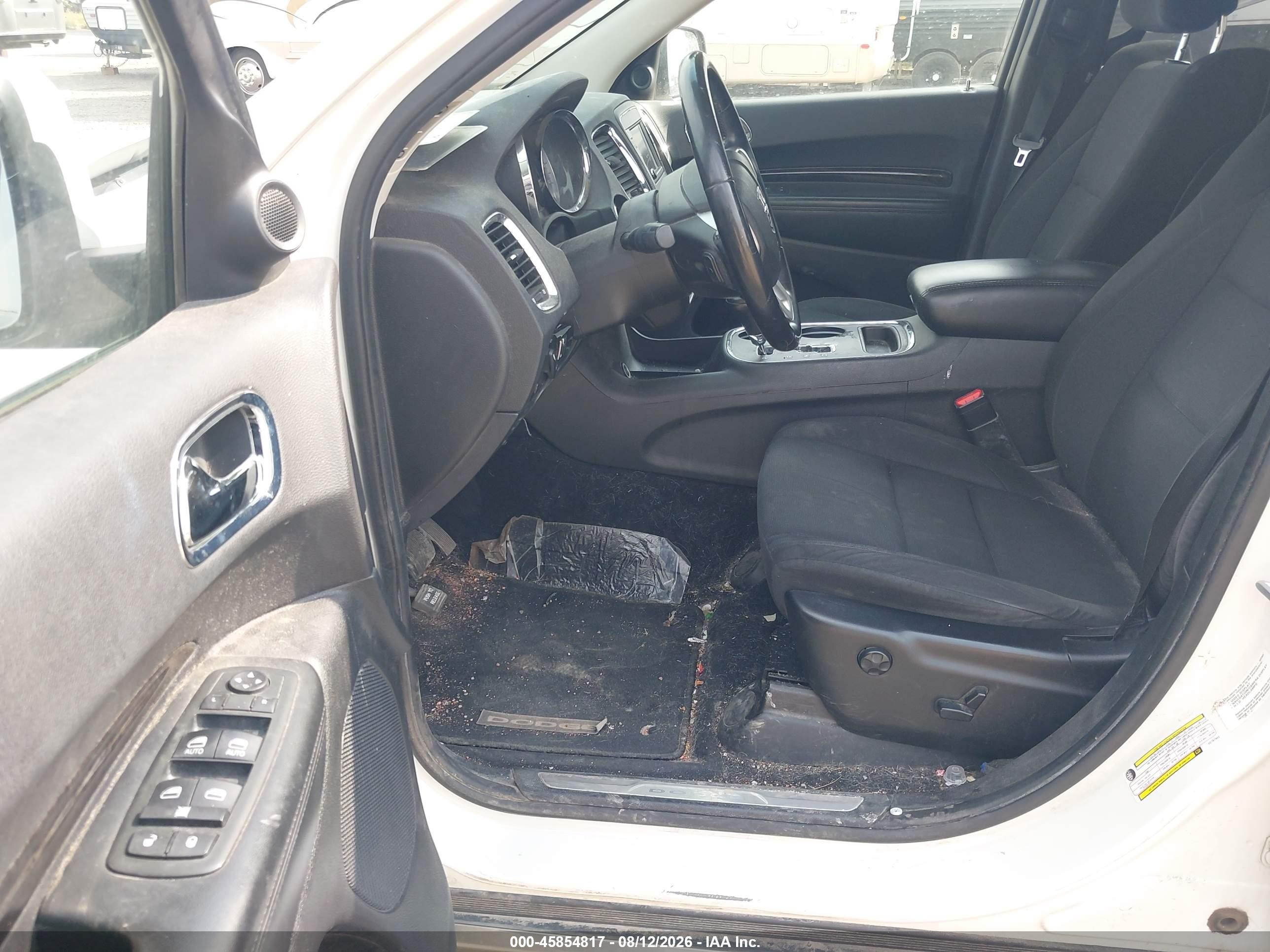 2012 Dodge Durango Crew Белый vin: 1C4RDJDG3CC187942