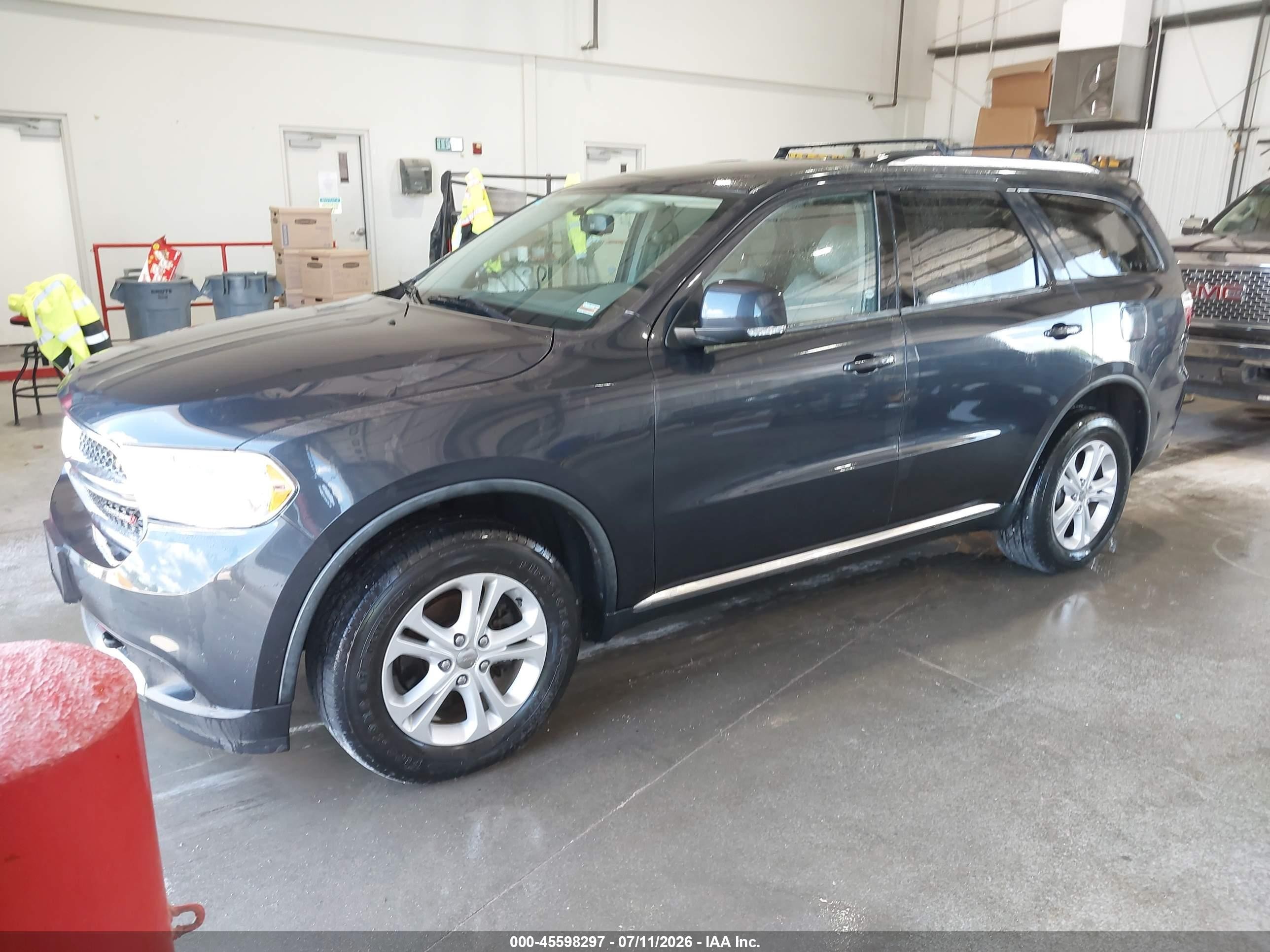 2012 Dodge Durango Crew Black vin: 1C4RDJDG3CC240168