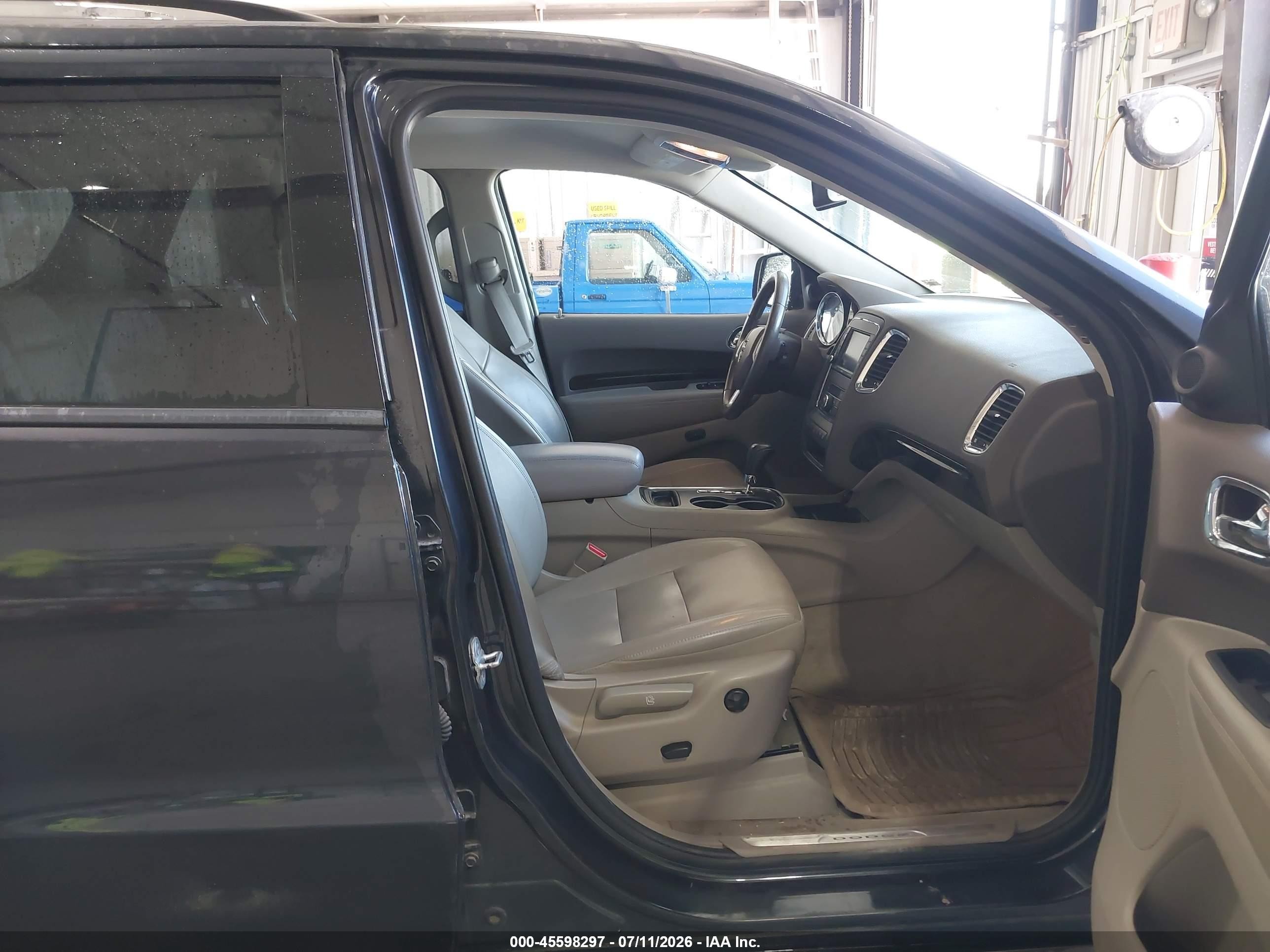 2012 Dodge Durango Crew Black vin: 1C4RDJDG3CC240168