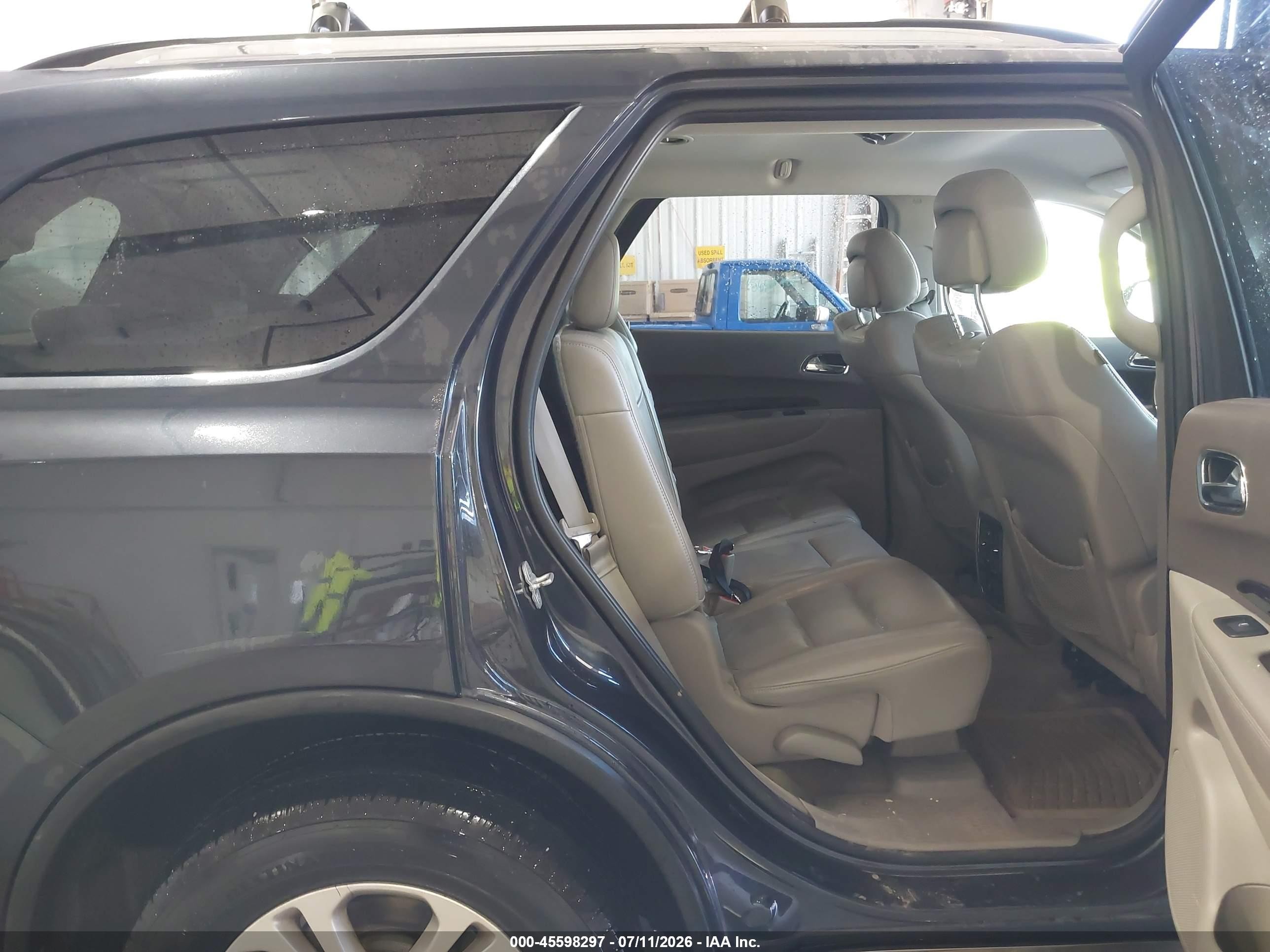 2012 Dodge Durango Crew Black vin: 1C4RDJDG3CC240168