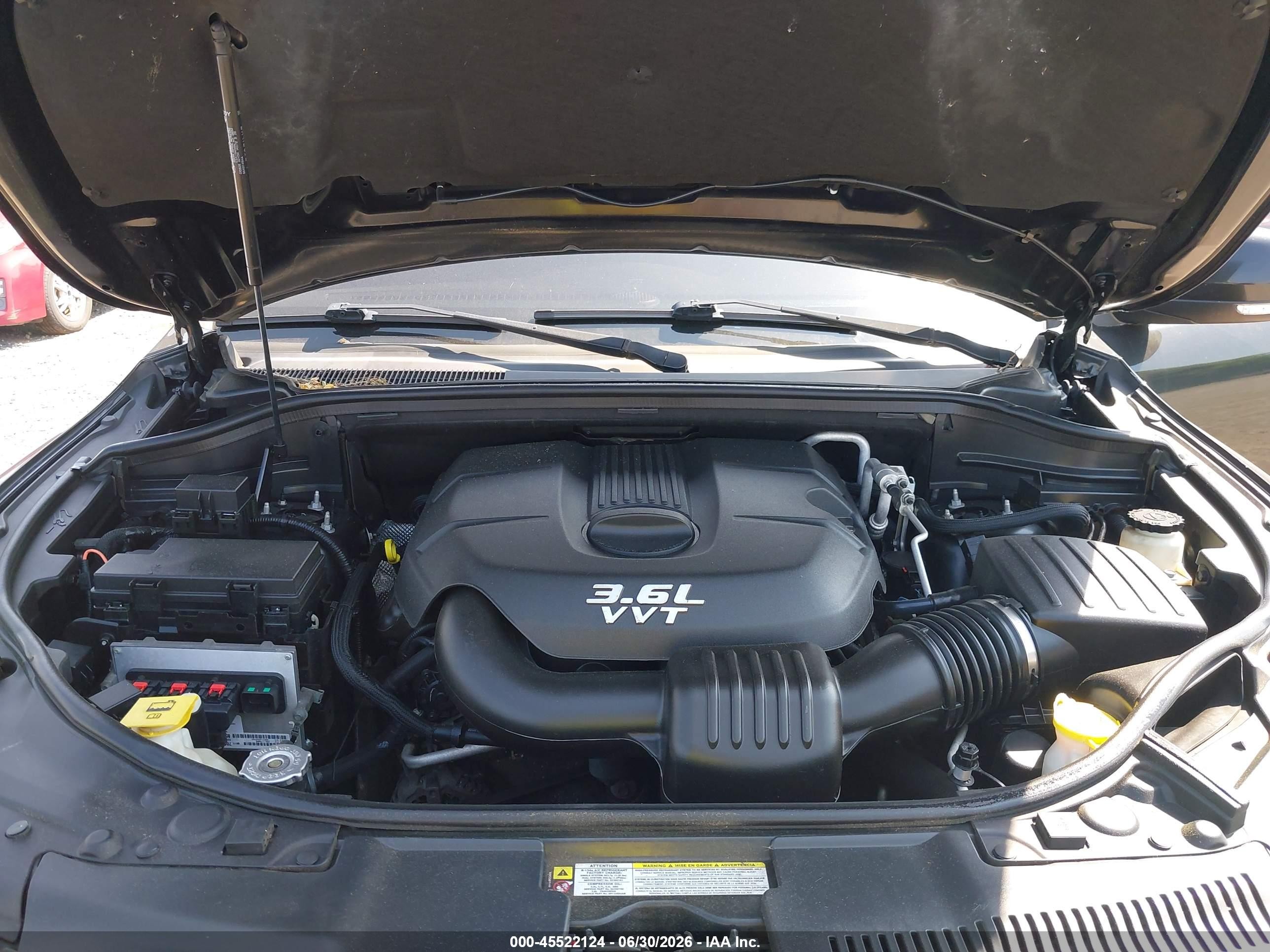 2012 Dodge Durango Crew Black vin: 1C4RDJDG3CC322630