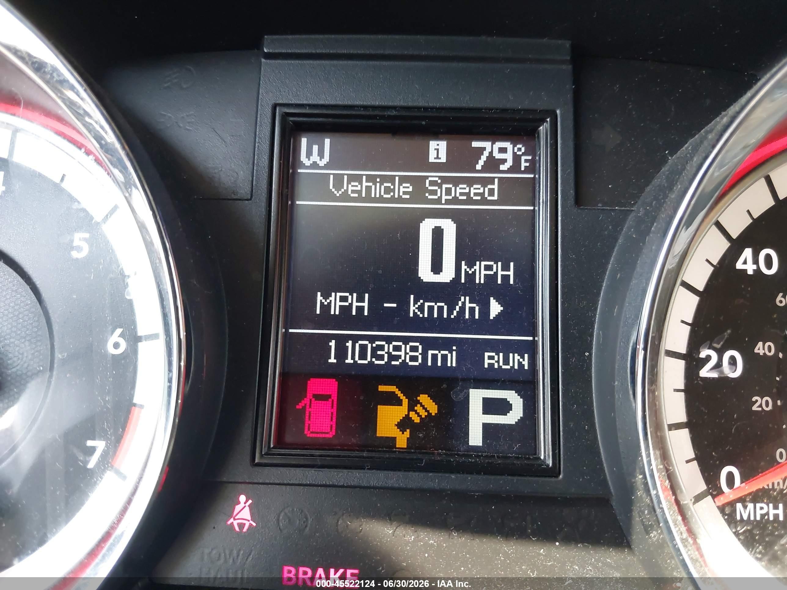 2012 Dodge Durango Crew Black vin: 1C4RDJDG3CC322630