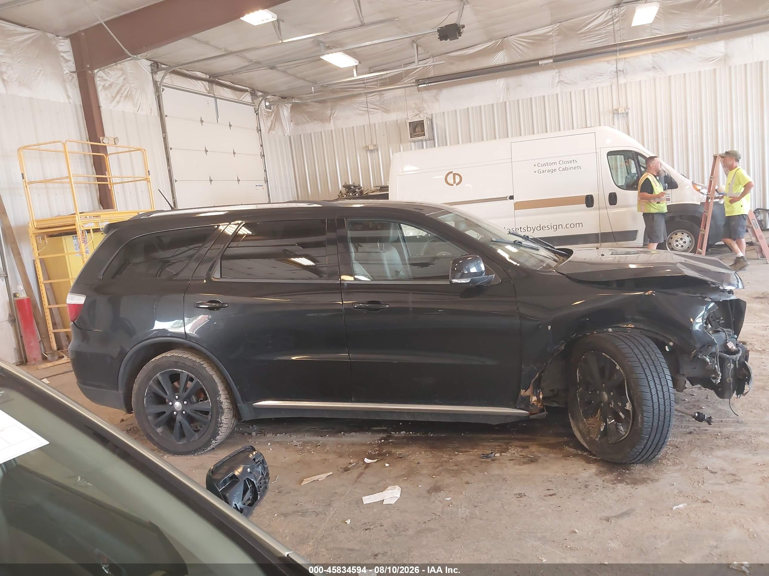 2012 Dodge Durango Crew Black vin: 1C4RDJDG3CC337189