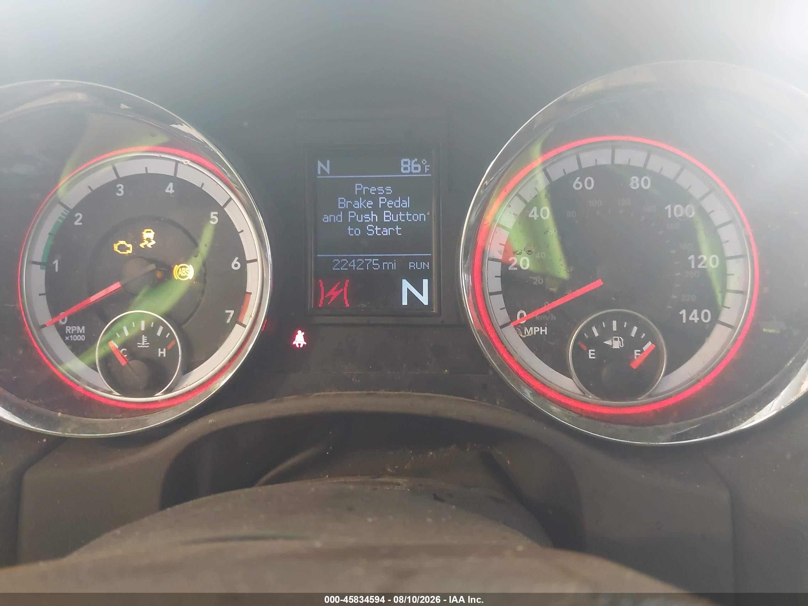 2012 Dodge Durango Crew Black vin: 1C4RDJDG3CC337189