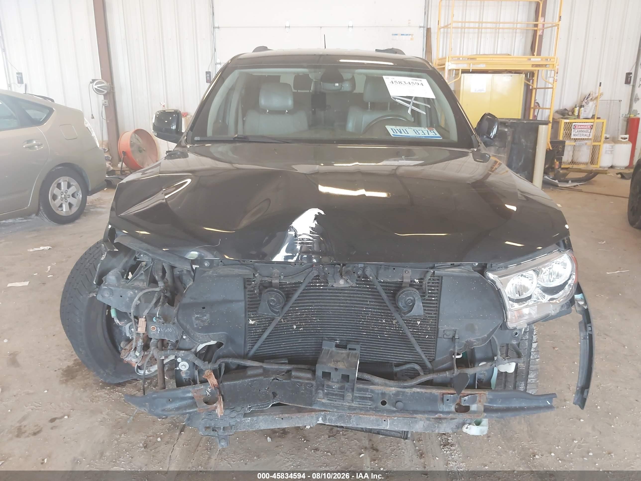 2012 Dodge Durango Crew Black vin: 1C4RDJDG3CC337189